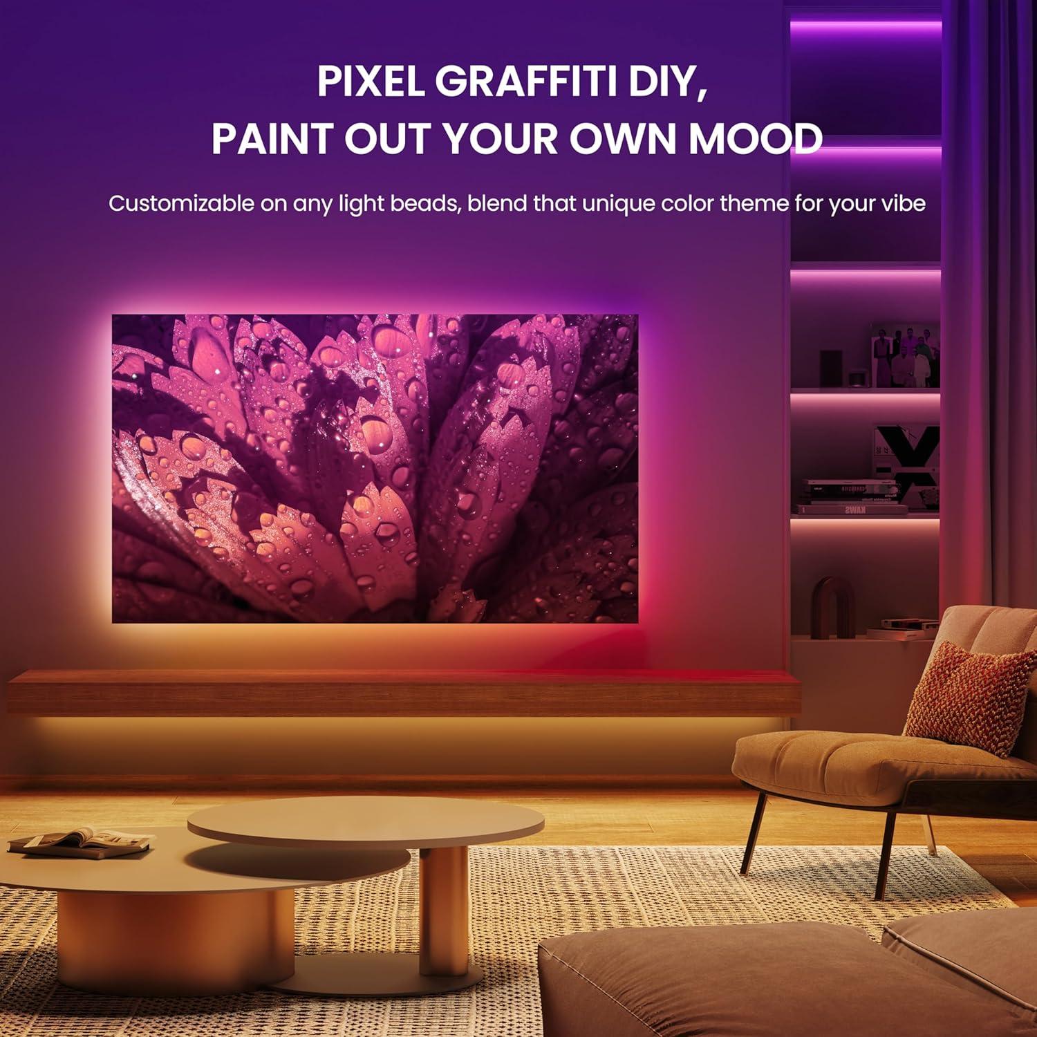 Tira de Luz LED RGB Yeelight 1.0 m, 16 Millones de Colores