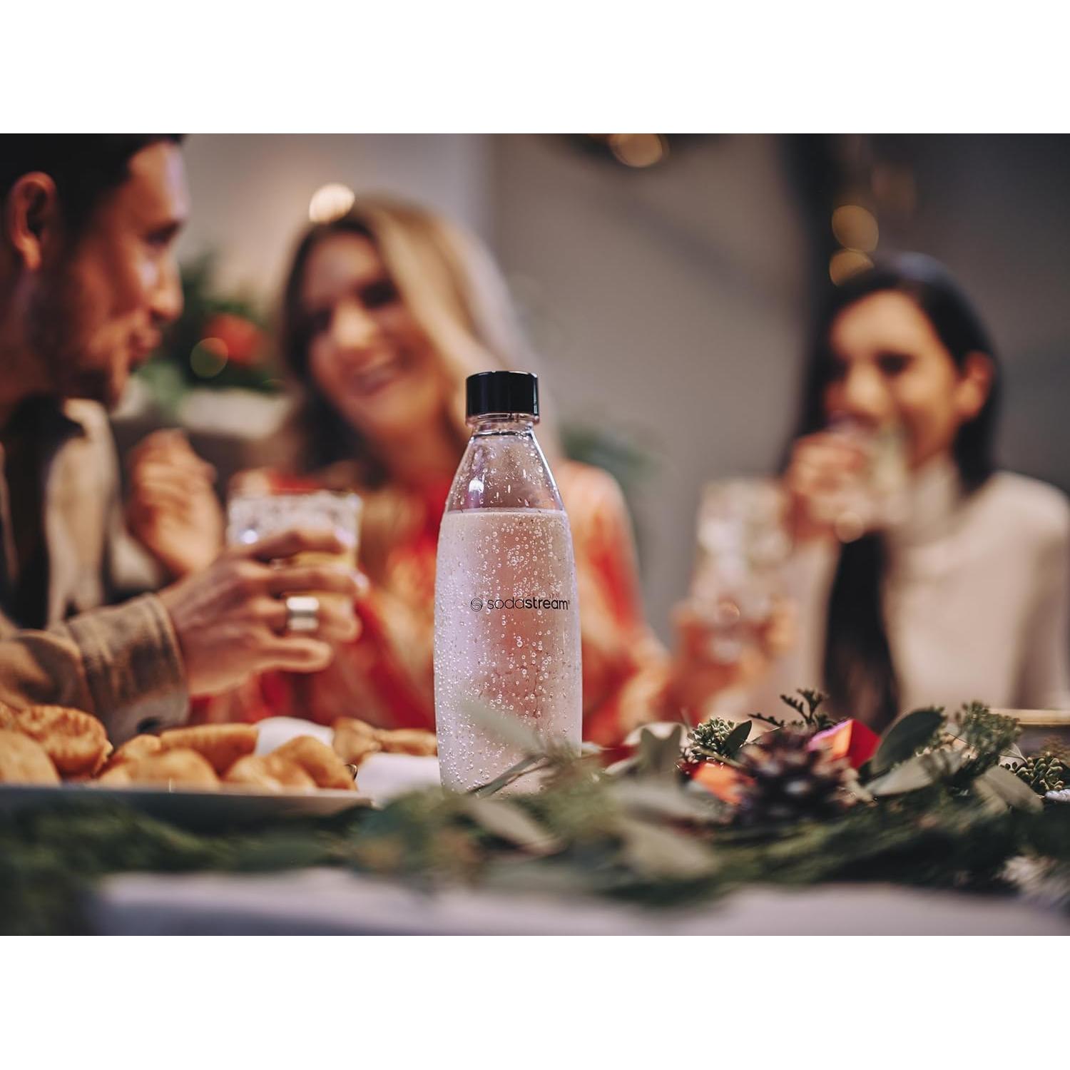 Botellas de Carbonatación SodaStream 1L A Prueba de Lavavajillas - 2 Unidades