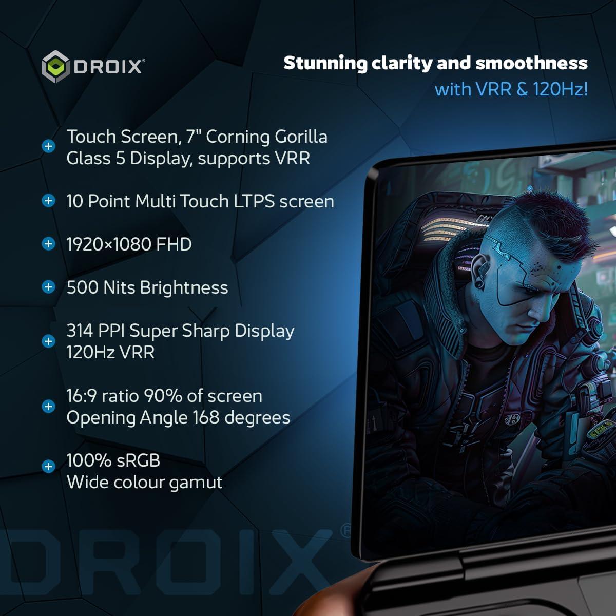 GPD Win Mini 2025 PC de Juegos Portátil 7" 120Hz 32GB 4TB