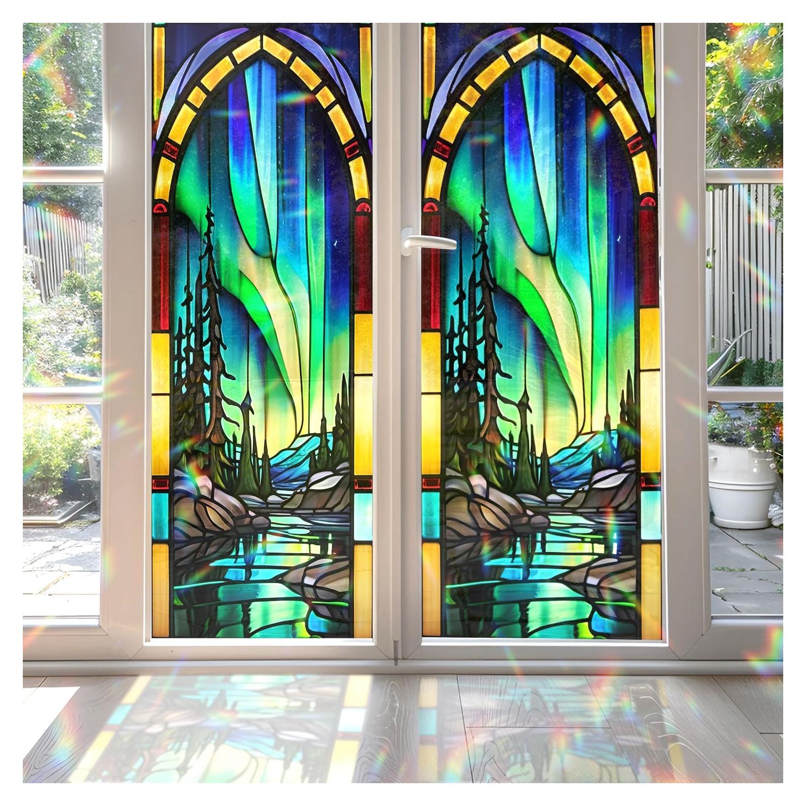 Película Decorativa de Vidrio Templado PODMemory Aurora 100x45cm