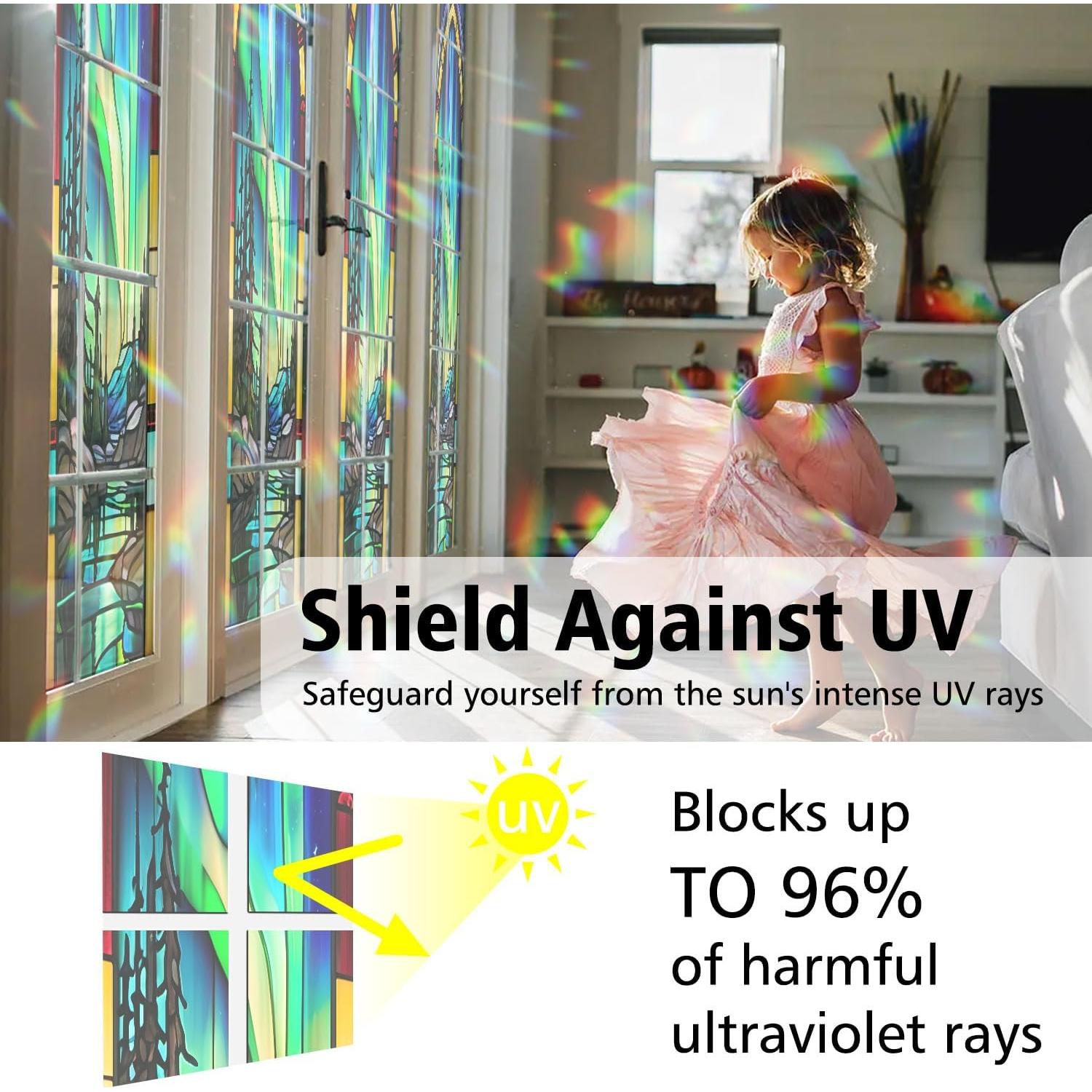 Película Decorativa de Vidrio Templado PODMemory Aurora 100x45cm