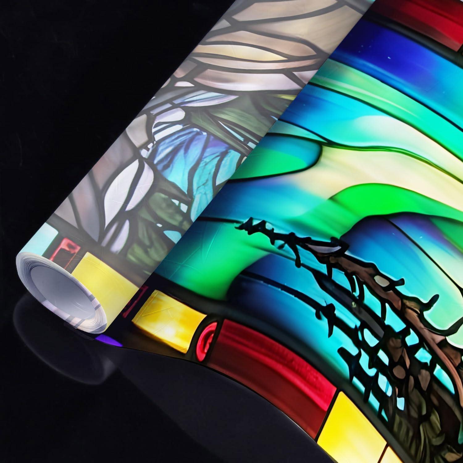 Película Decorativa de Vidrio Templado PODMemory Aurora 100x45cm