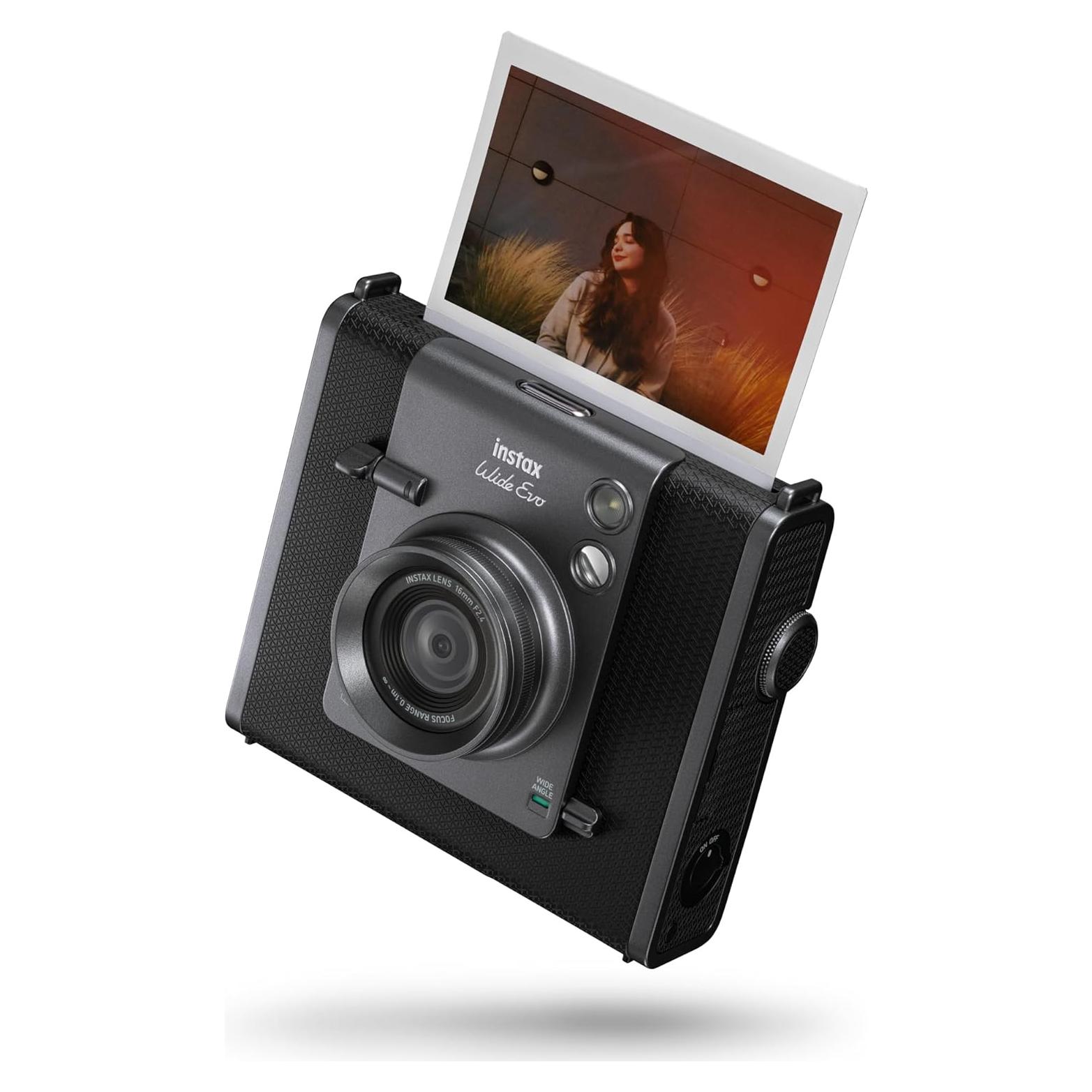 Cámara Instantánea Fujifilm INSTAX Wide EVO 2-en-1 con Lentes