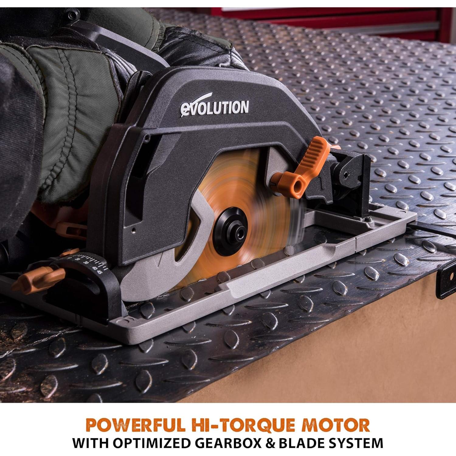 Sierra Circular Evolution R185CCSX 1800W con Pista 101.6cm