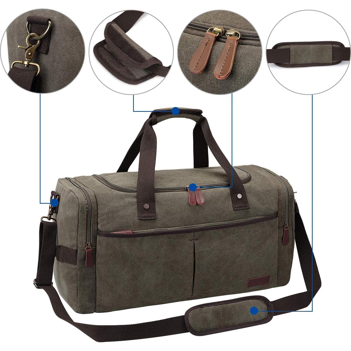 Bolsa de Viaje S-ZONE Extra Grande Verde Militar 65L