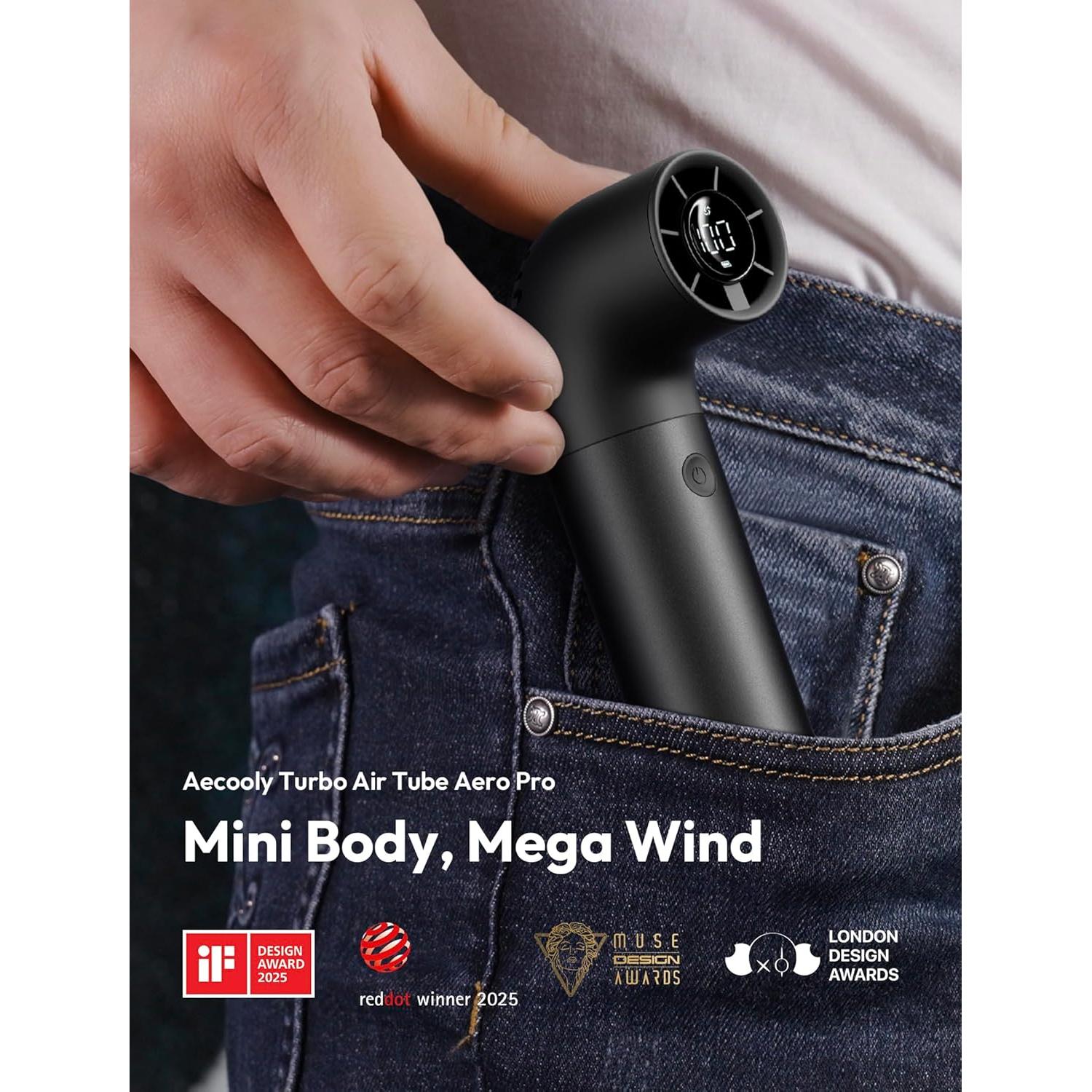 Ventilador Portátil Aecooly Aero Pro 3500mAh 6 Velocidades