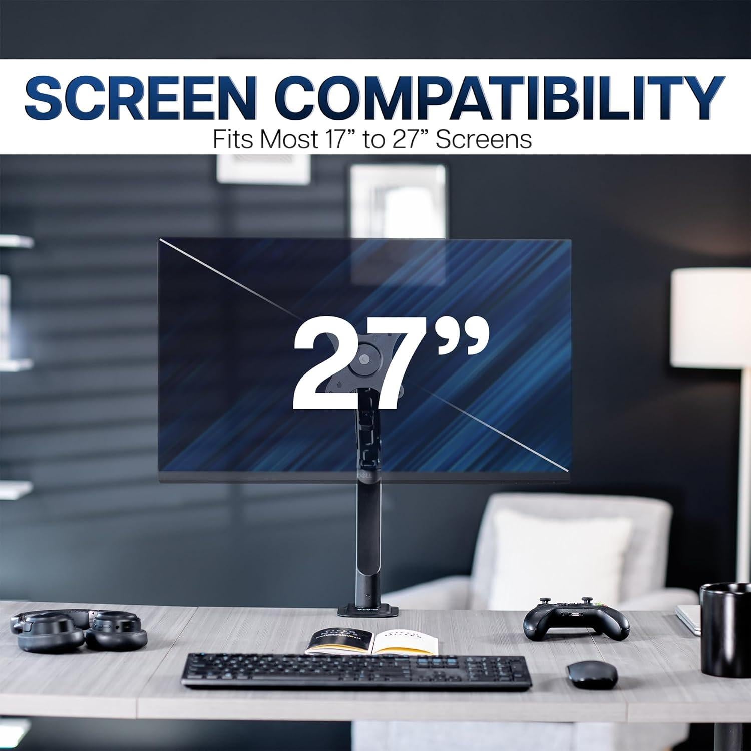 Soporte de Escritorio VIVO STAND-V101O para Monitor 17-27"