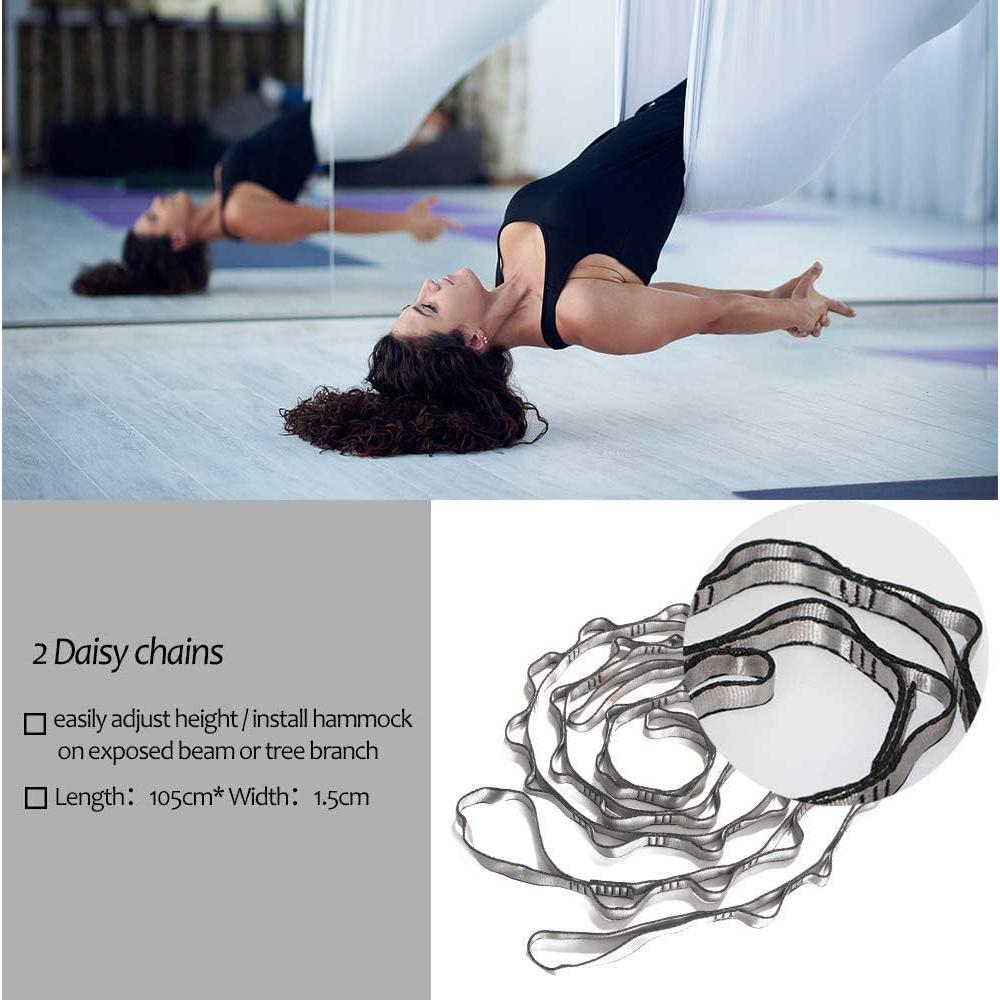 Hamaca de Yoga Aéreo SYCYKA 5m x 2.8m 2000 lbs Nylon