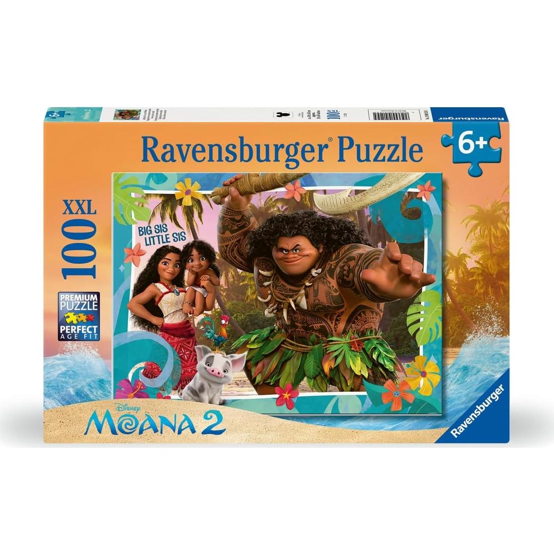 Rompecabezas Ravensburger Moana 2 - 100 Piezas XXL 49x36cm