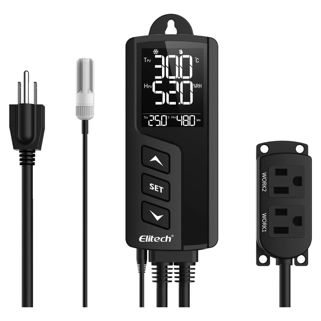 Controlador de Temperatura y Humedad Elitech STC-1000Pro 110V