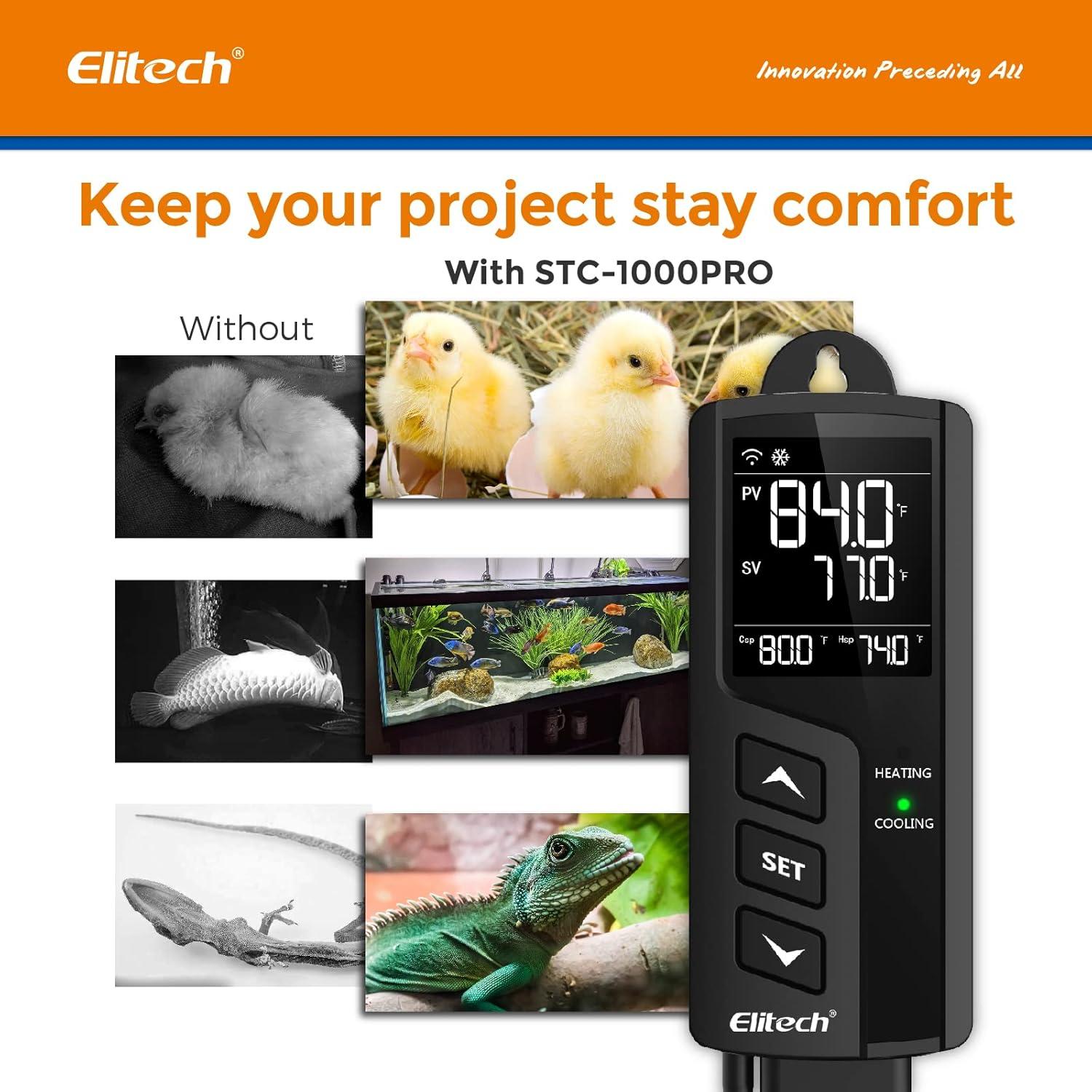Controlador de Temperatura y Humedad Elitech STC-1000Pro 110V
