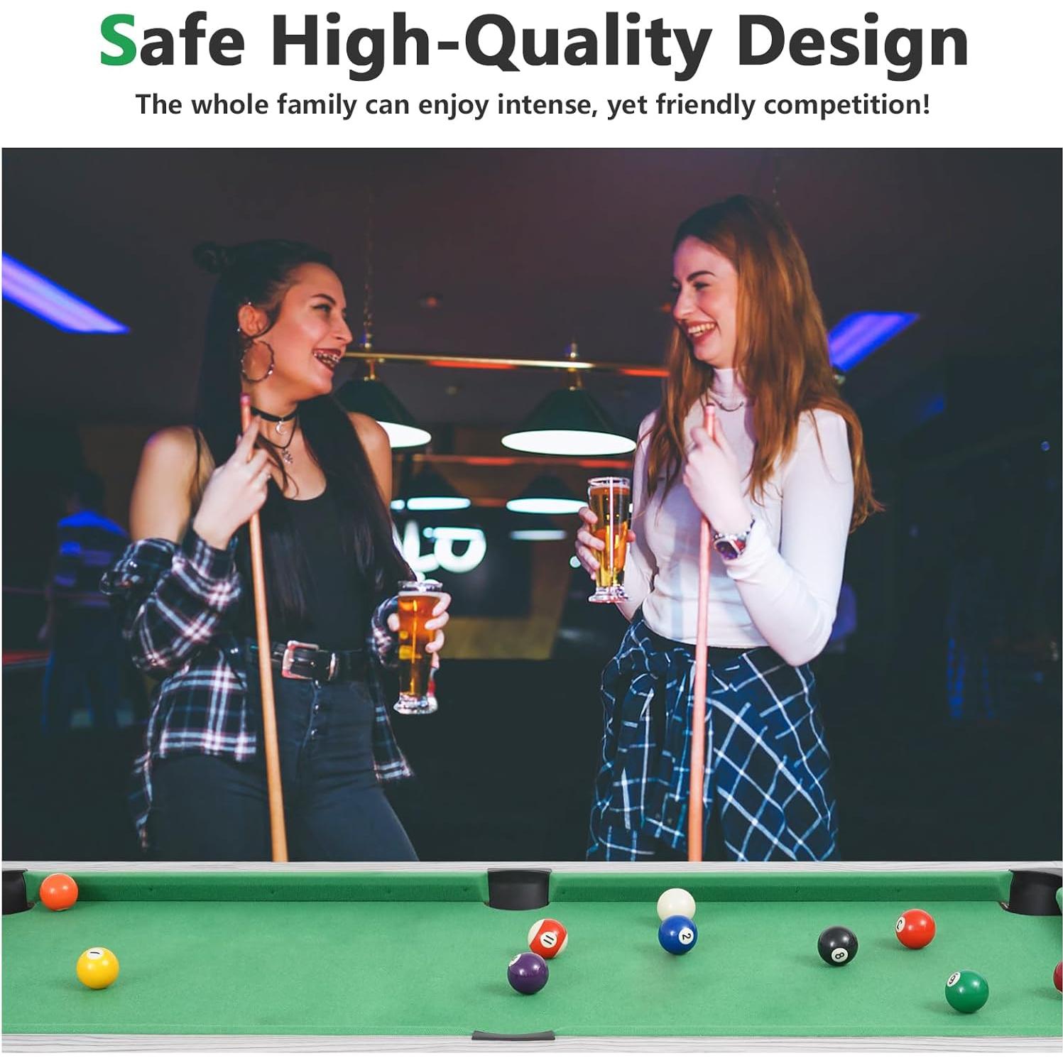 Mesa de Billar RAYKEEP 48" Portátil con Accesorios Completo