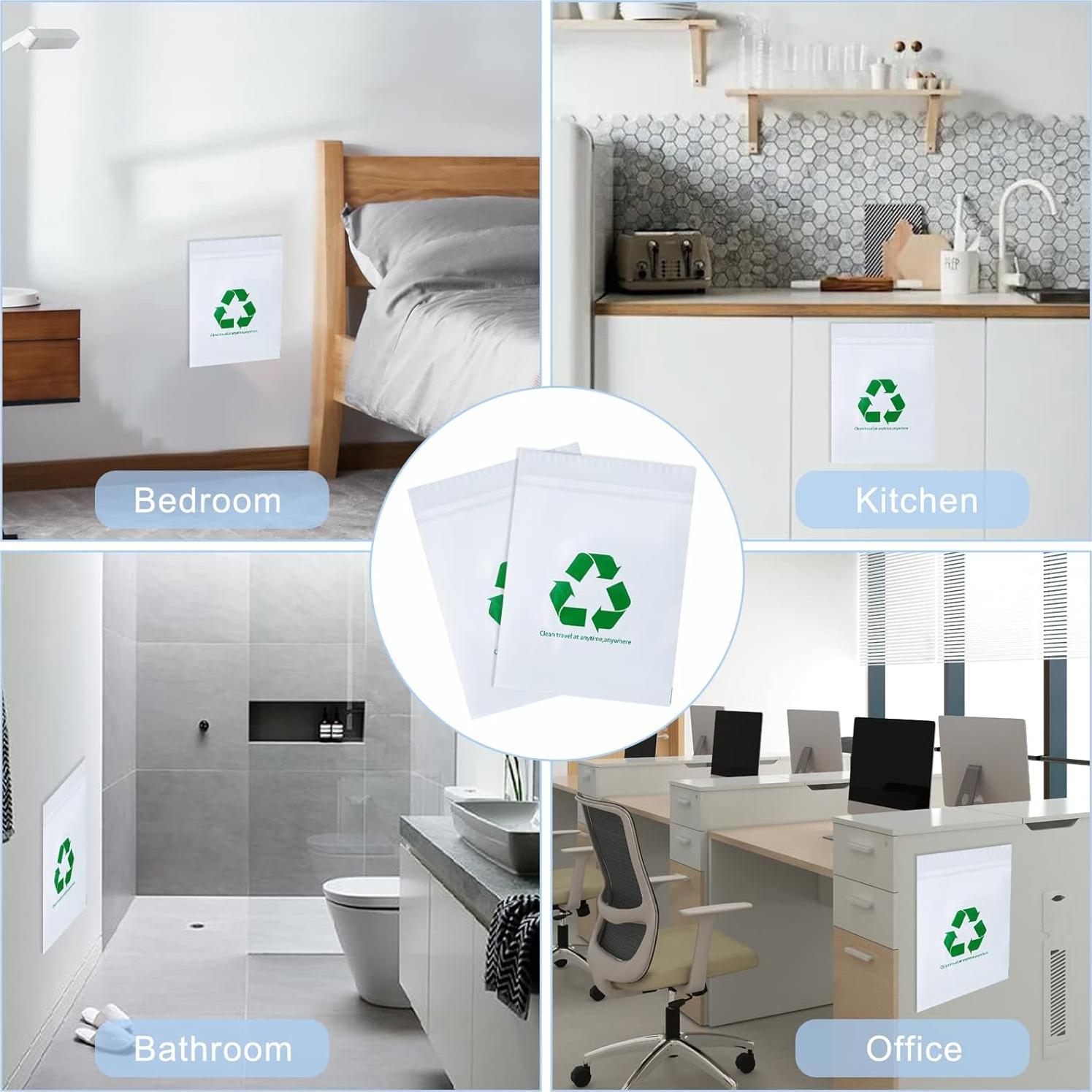 Bolsas de Basura Desechables Etenpo, 60 Unidades Autoadhesivas