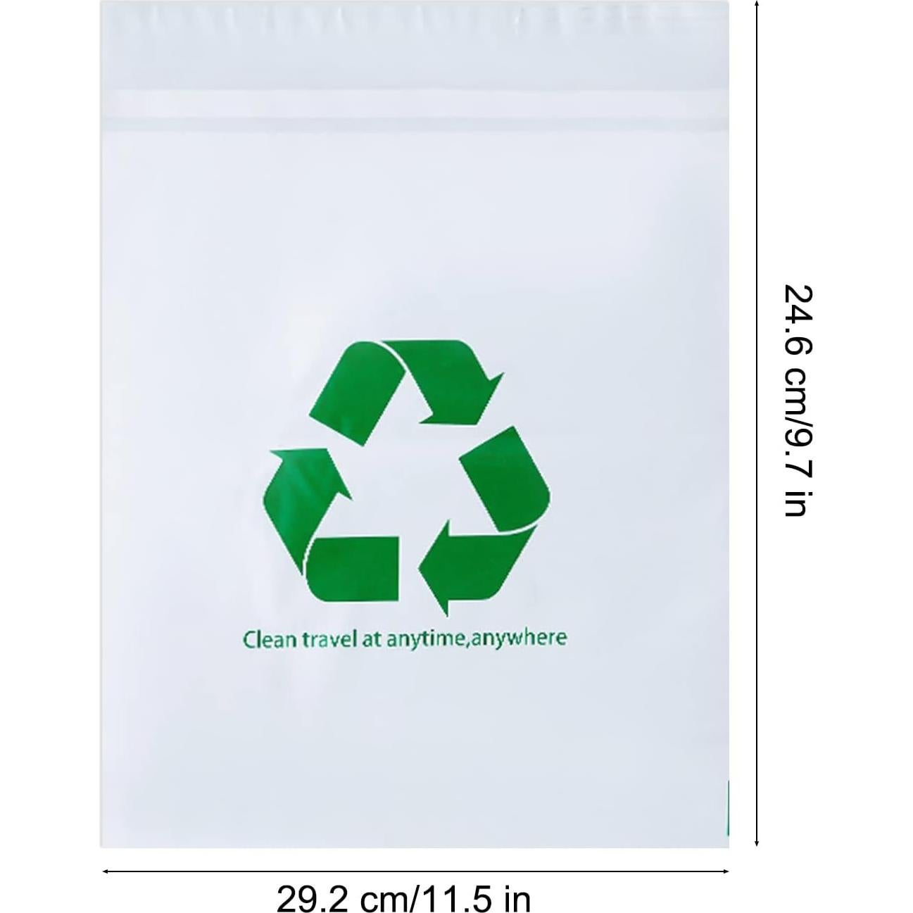 Bolsas de Basura Desechables Etenpo, 60 Unidades Autoadhesivas