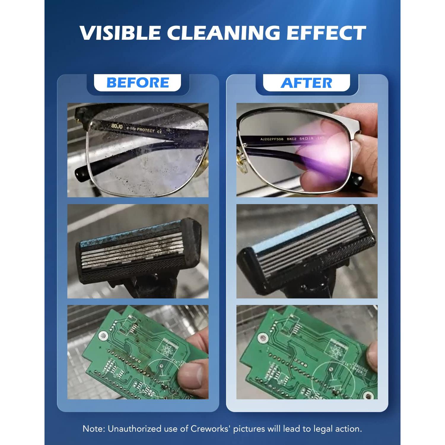 Limpiadora Ultrasónica Digital Creworks 2L 60W con Calentador