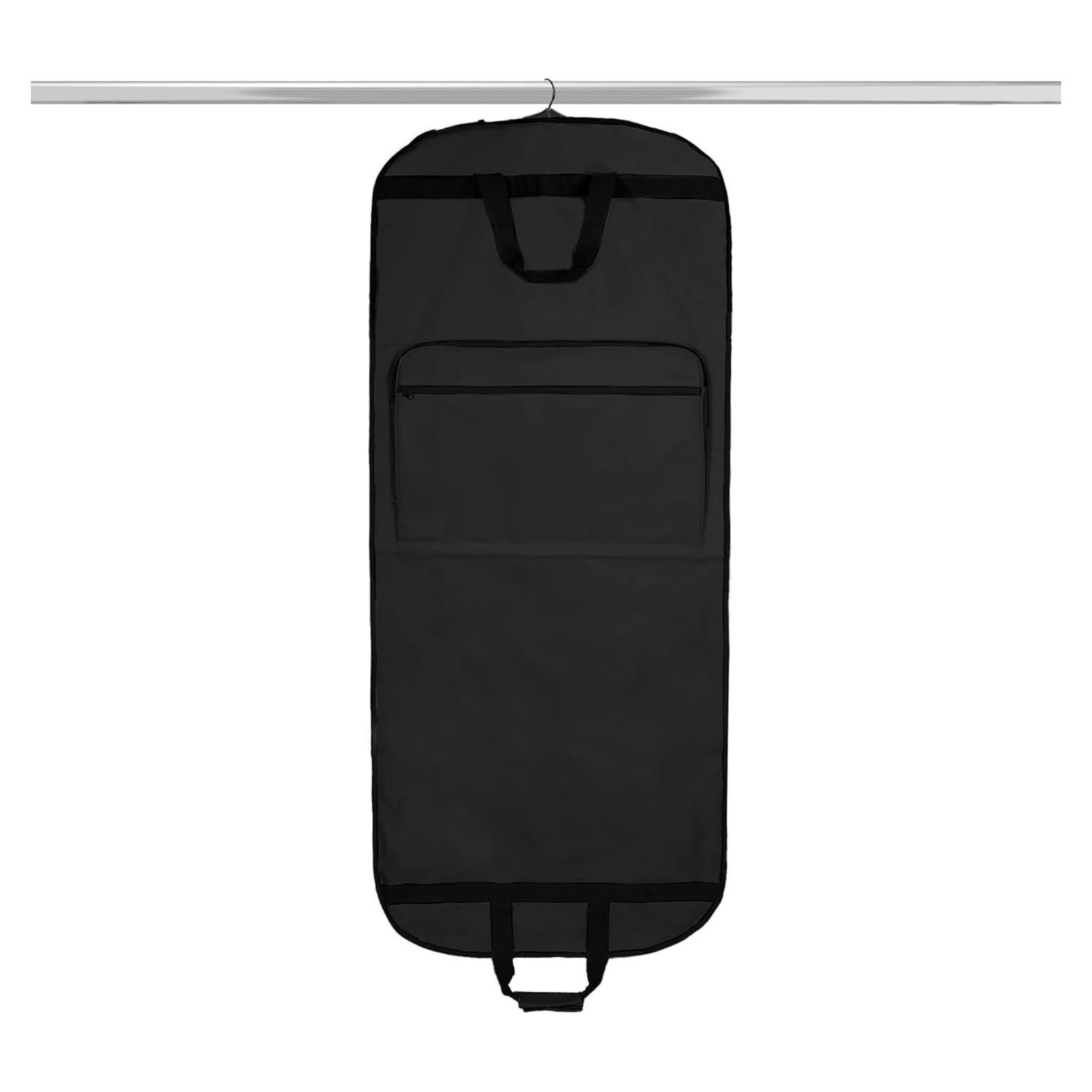 Bolsa de Ropa Plegable Dalix 152x53 cm Negro para Trajes