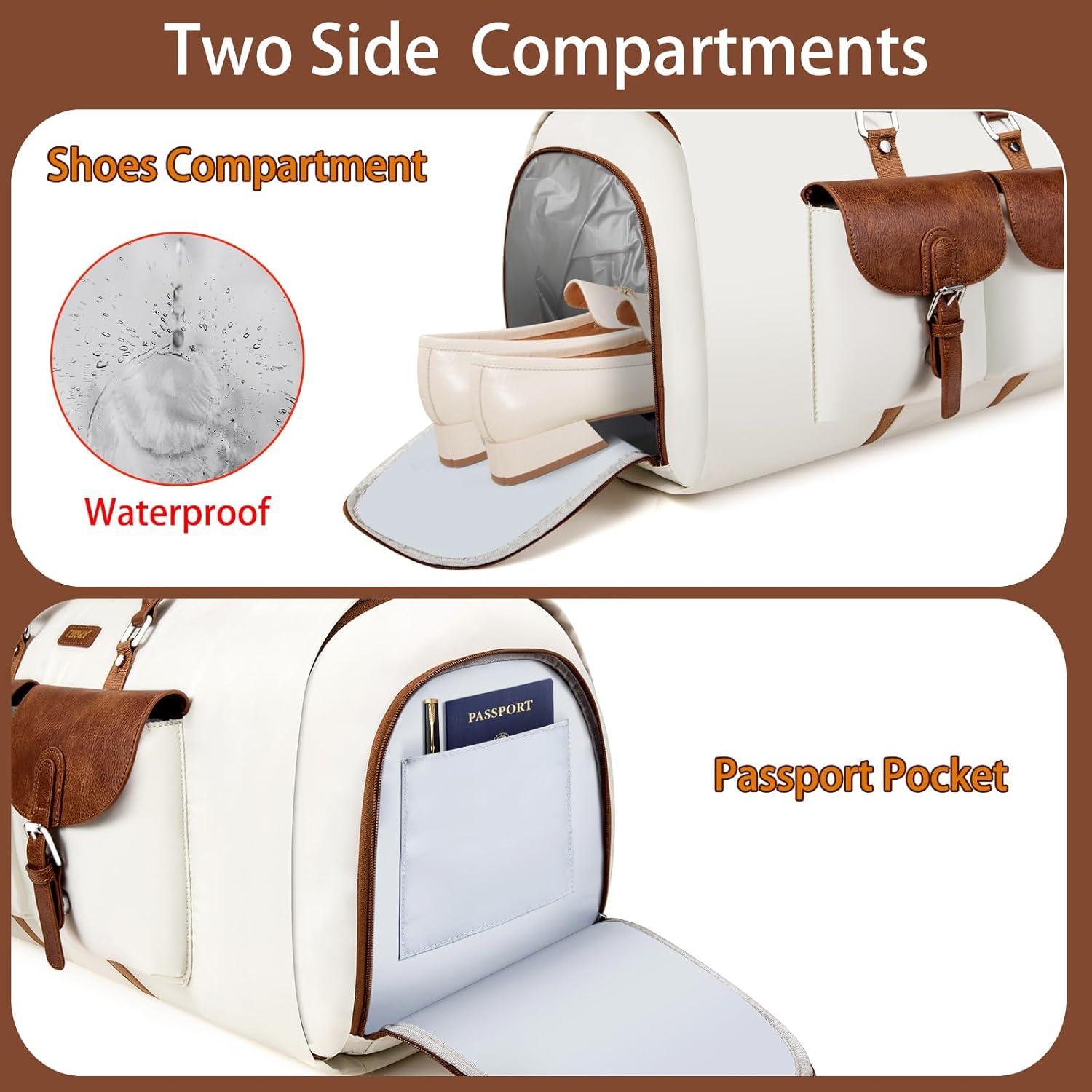 Bolsa Duffle ITIEZY 3 Piezas Ropa Viaje Impermeable