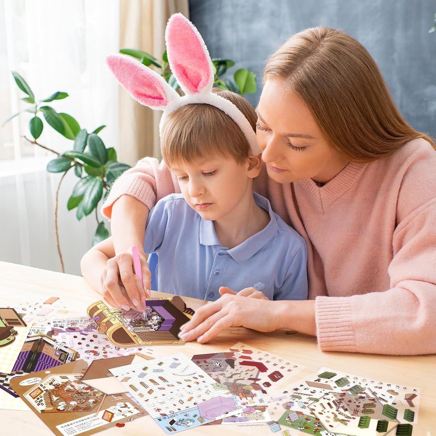 Pegatinas 3D DIY Draupnir - 28 Temas para Alivio del Estrés