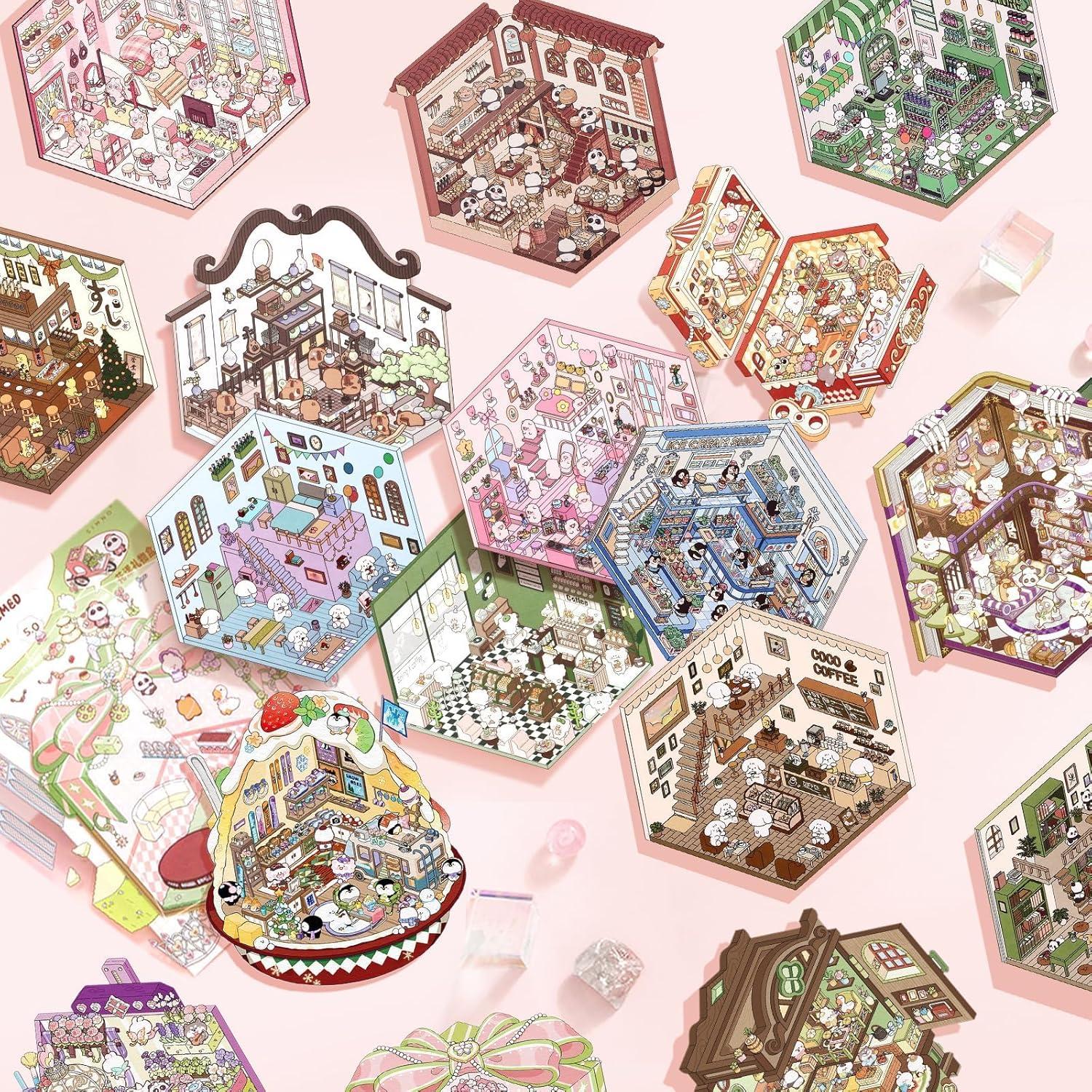 Pegatinas 3D DIY Draupnir - 28 Temas para Alivio del Estrés