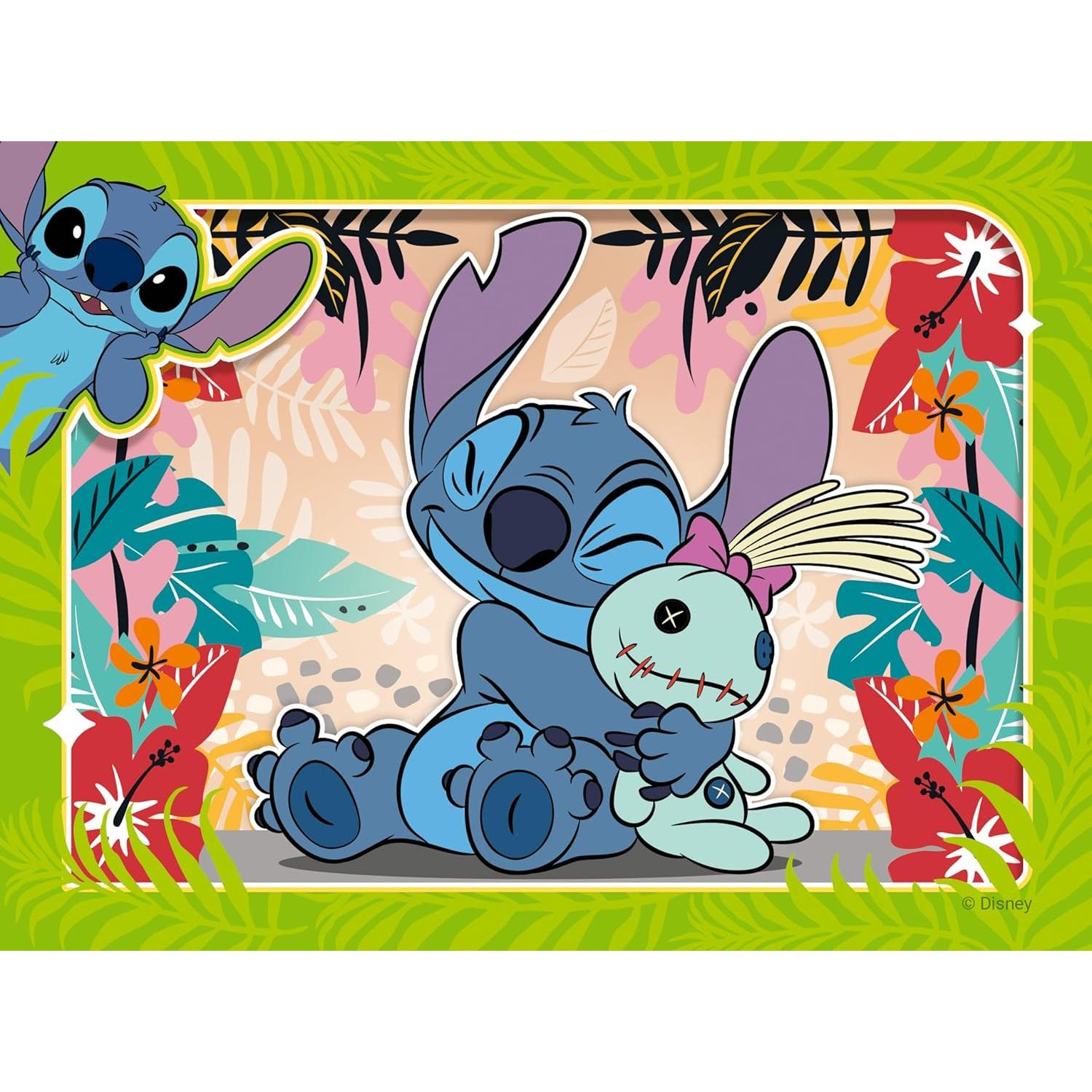 Rompecabezas Ravensburger Lilo y Stitch 4 en 1 49 piezas