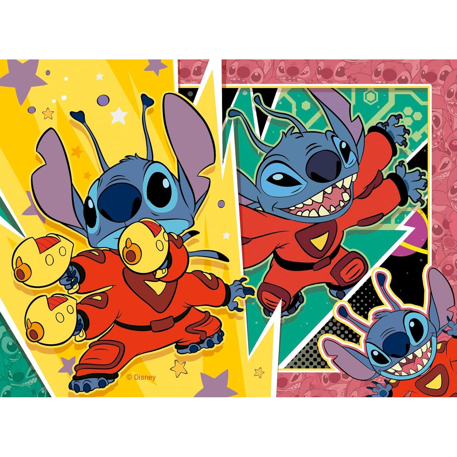Rompecabezas Ravensburger Lilo y Stitch 4 en 1 49 piezas