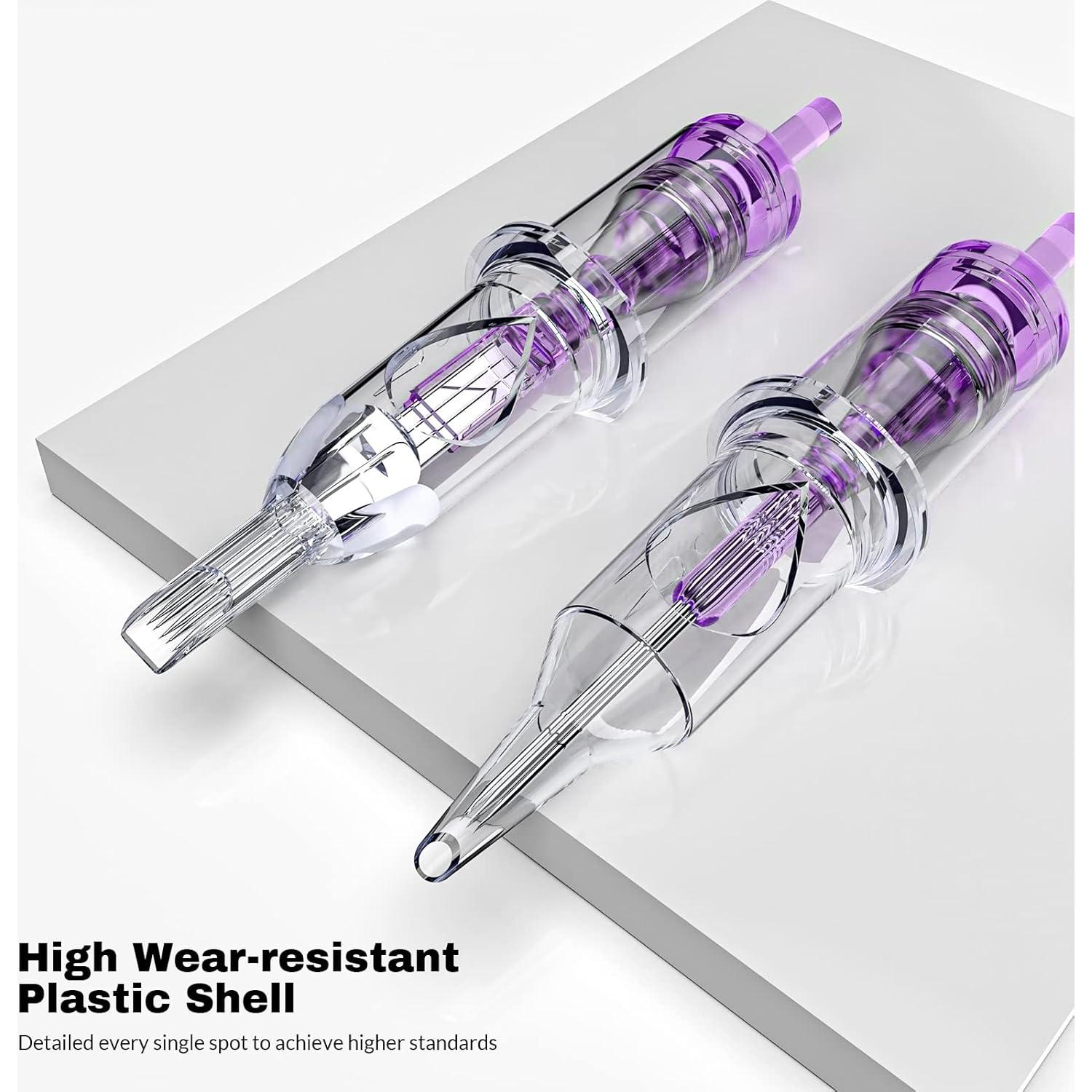 Agujas de Cartucho de Tatuaje Wormhole 50pcs Mixtas #10