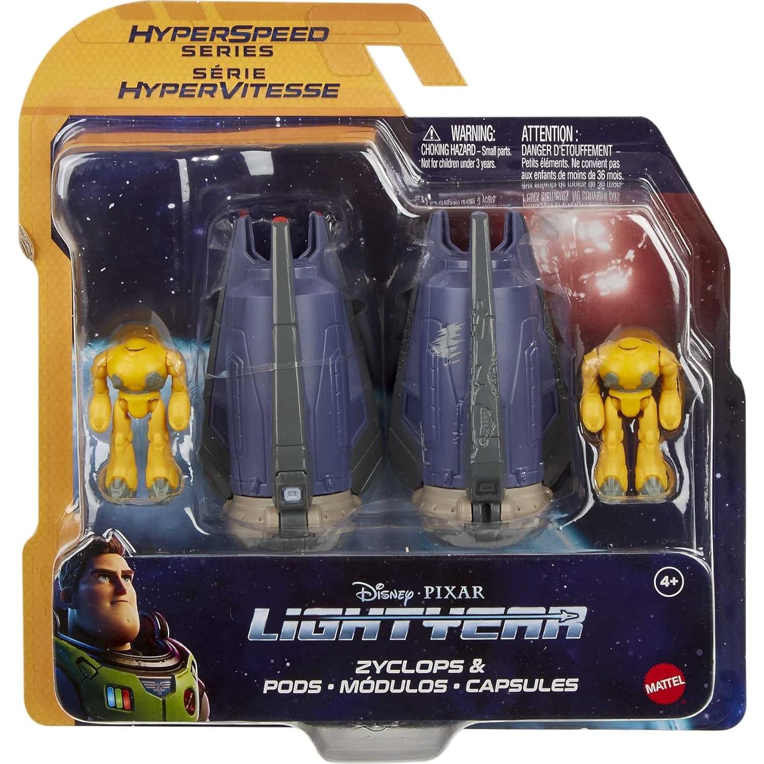 Vehículo Zyclops Space Pod Mattel Lightyear 9.6 cm con Figura