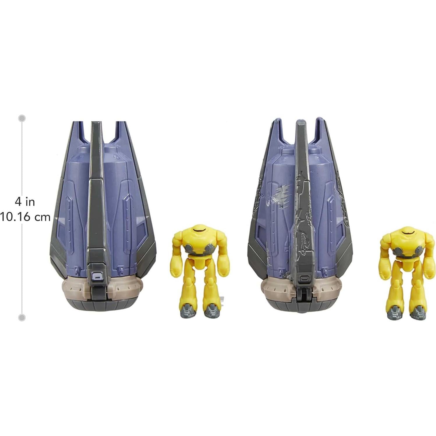 Vehículo Zyclops Space Pod Mattel Lightyear 9.6 cm con Figura