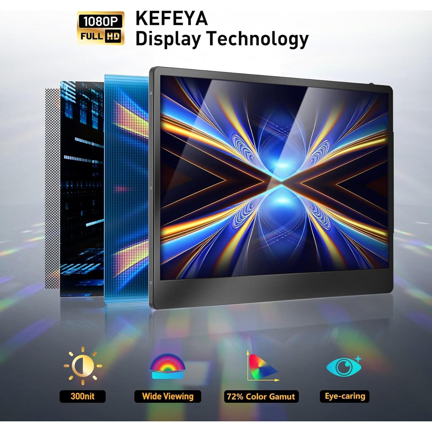 Extensor de Pantalla KEFEYA 14.2" Full HD para Laptop