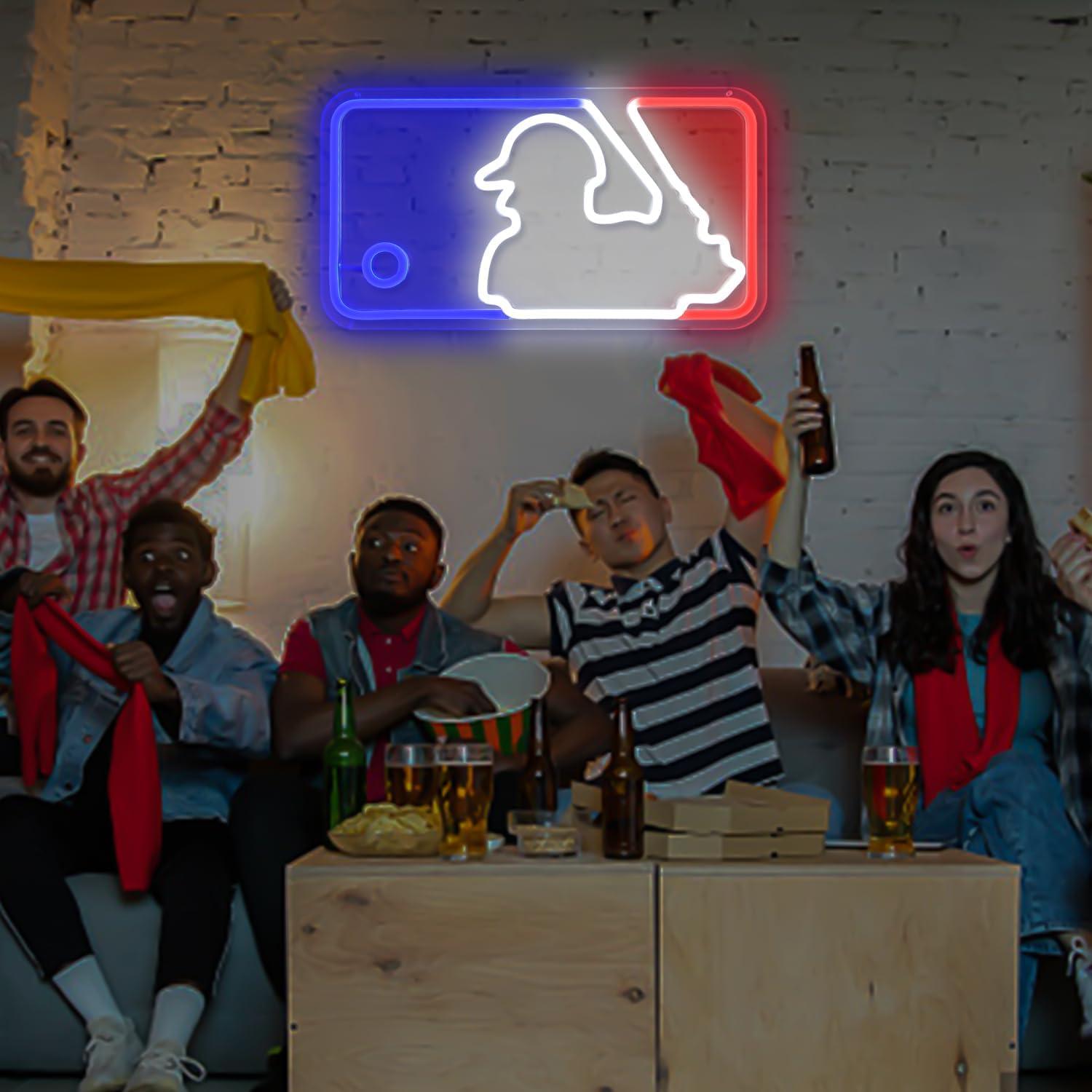 Cartel de Neón LED Béisbol JianJung 20x38 cm Dimmable