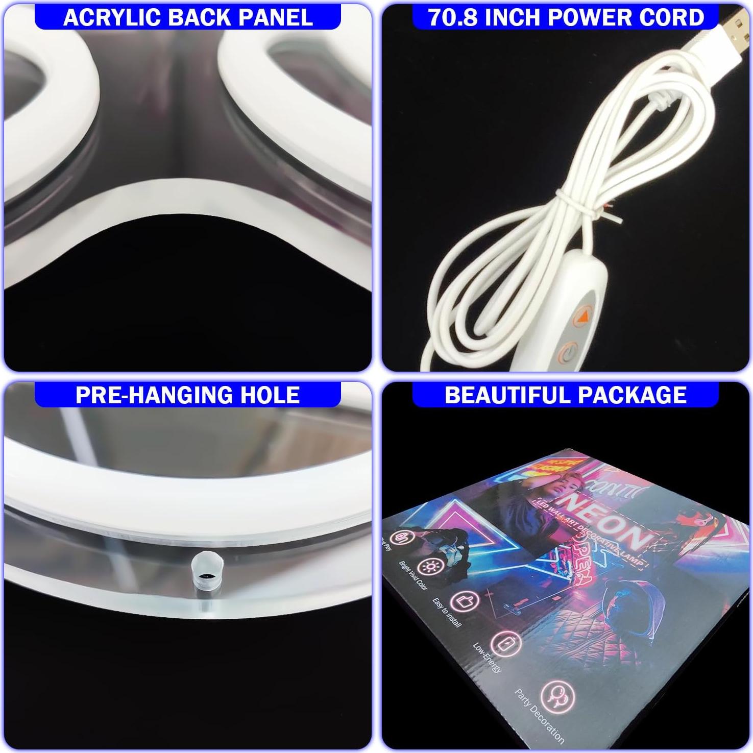 Cartel de Neón LED Béisbol JianJung 20x38 cm Dimmable