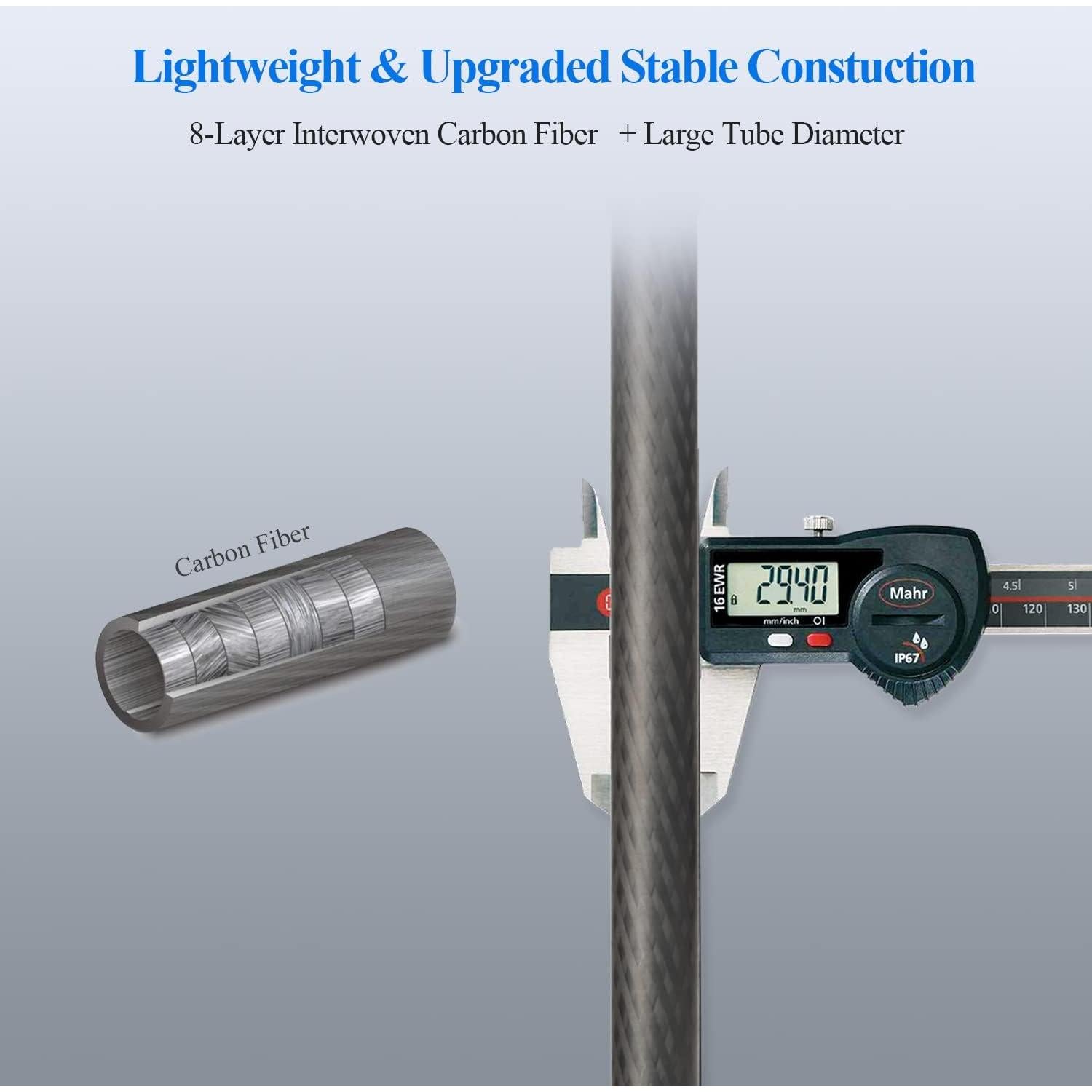 Trípode Profesional SIRUI ST-224 de Carbono 2.06kg Impermeable