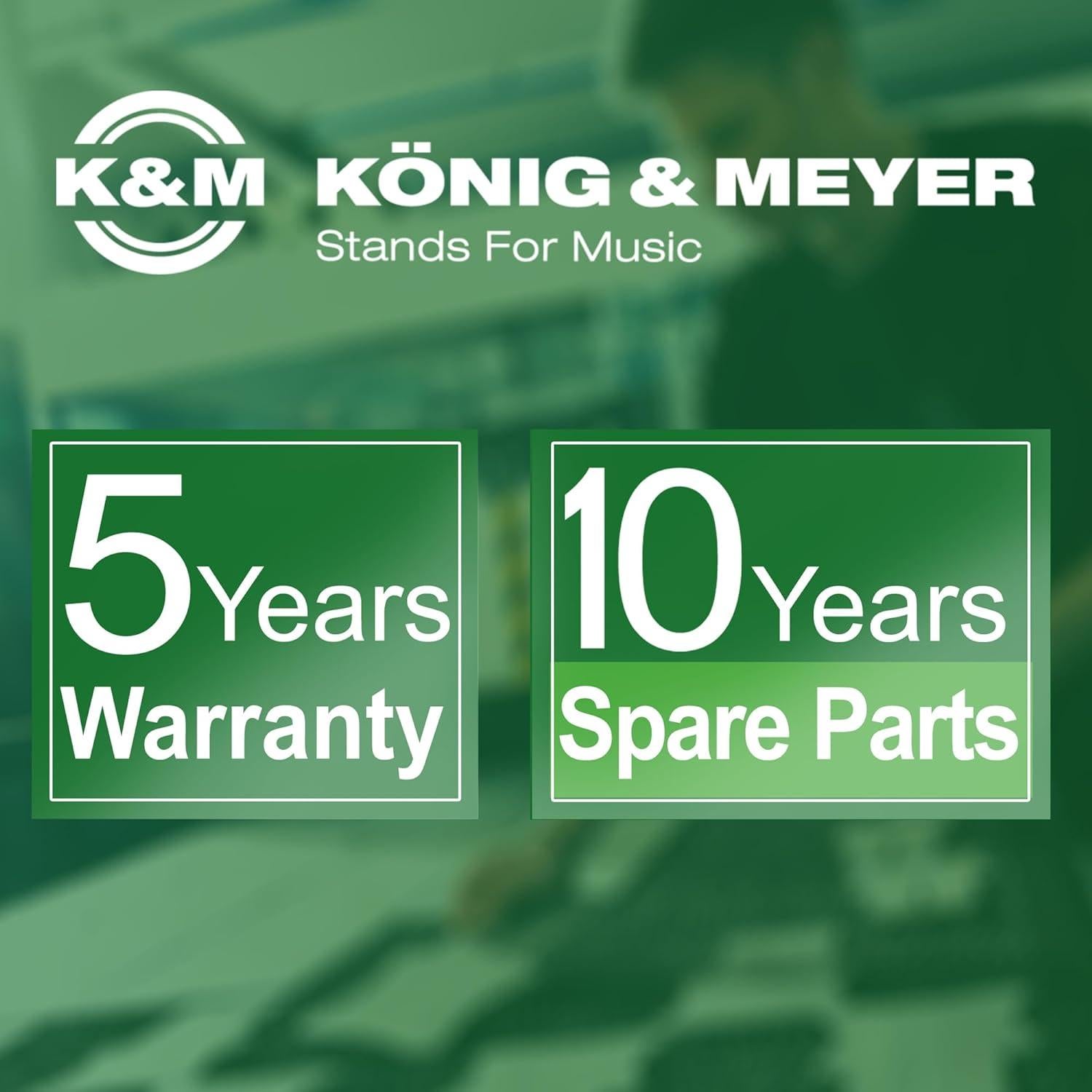 Soporte de Micrófono K&M 21070 con Brazo Fijo - Negro