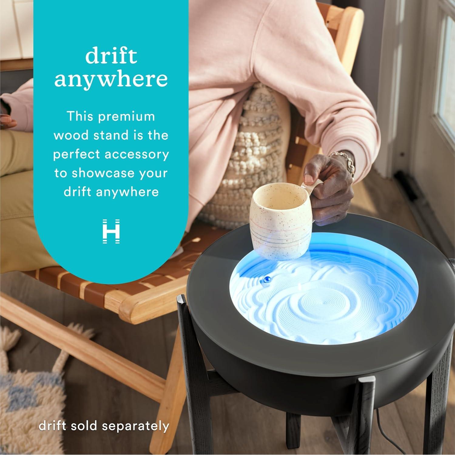 Soporte de Madera Maciza Homedics 16" Nogal Negro STS-300-WN