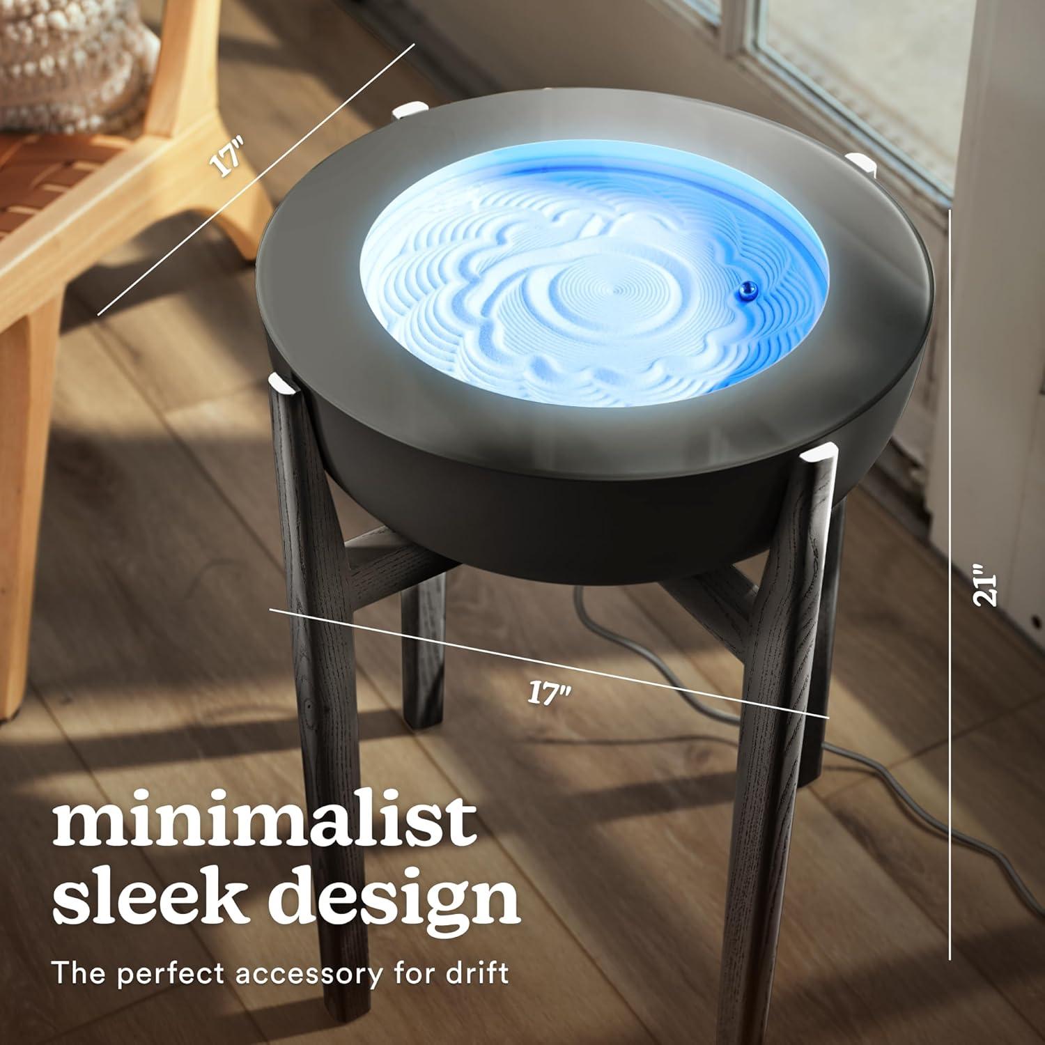 Soporte de Madera Maciza Homedics 16" Nogal Negro STS-300-WN