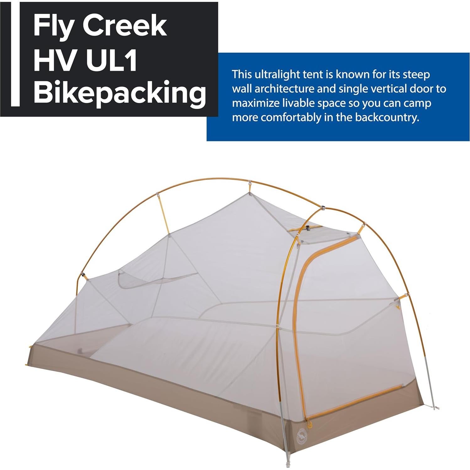 Tienda de Camping Ultraligera Big Agnes Fly Creek HV 1 Persona