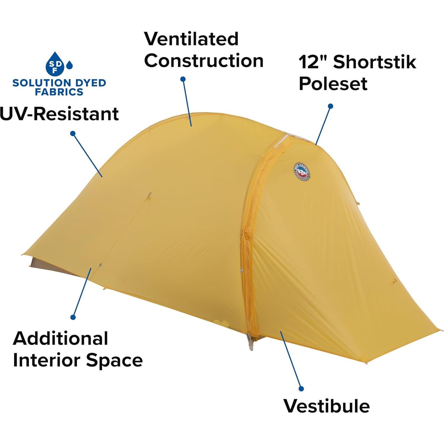 Tienda de Camping Ultraligera Big Agnes Fly Creek HV 1 Persona