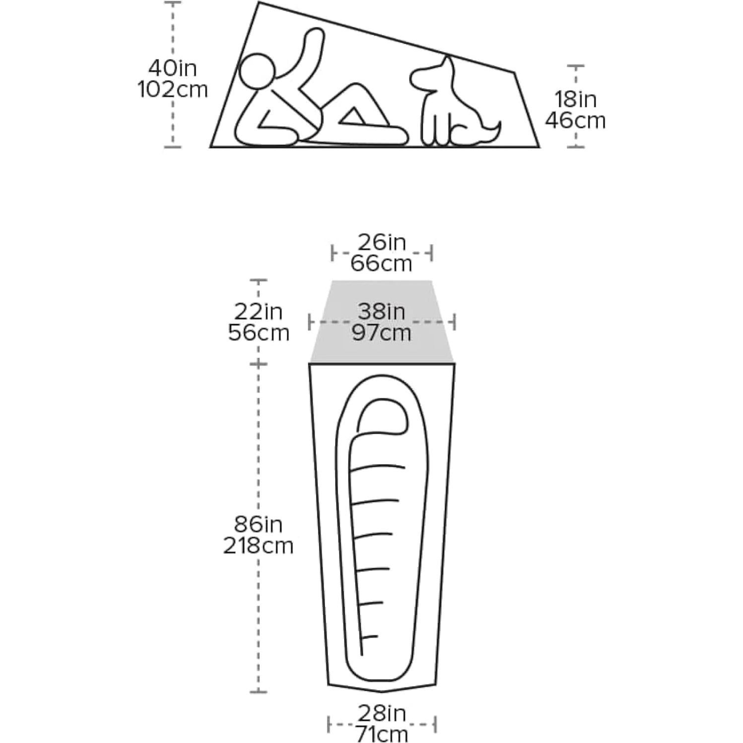 Tienda de Camping Ultraligera Big Agnes Fly Creek HV 1 Persona