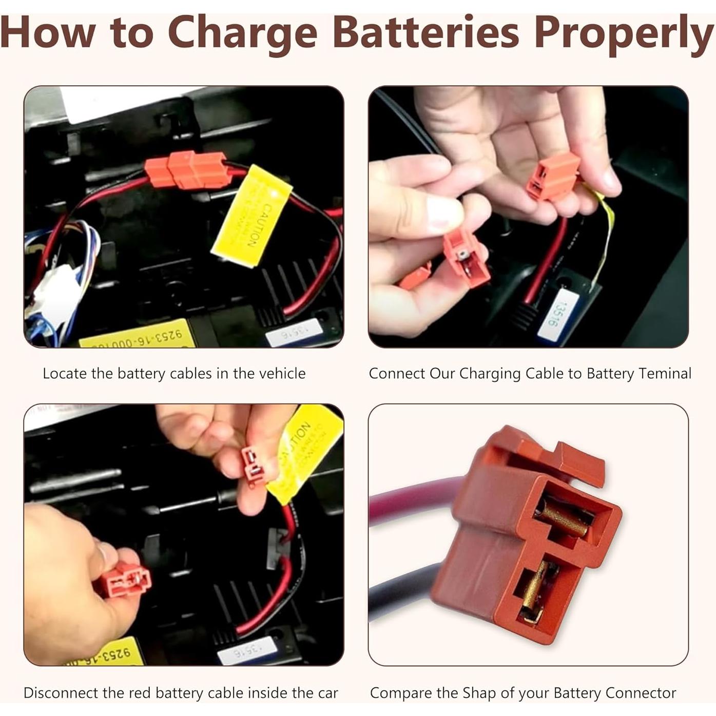 Cargador de Batería 6V GnoTis para Juguetes Eléctricos
