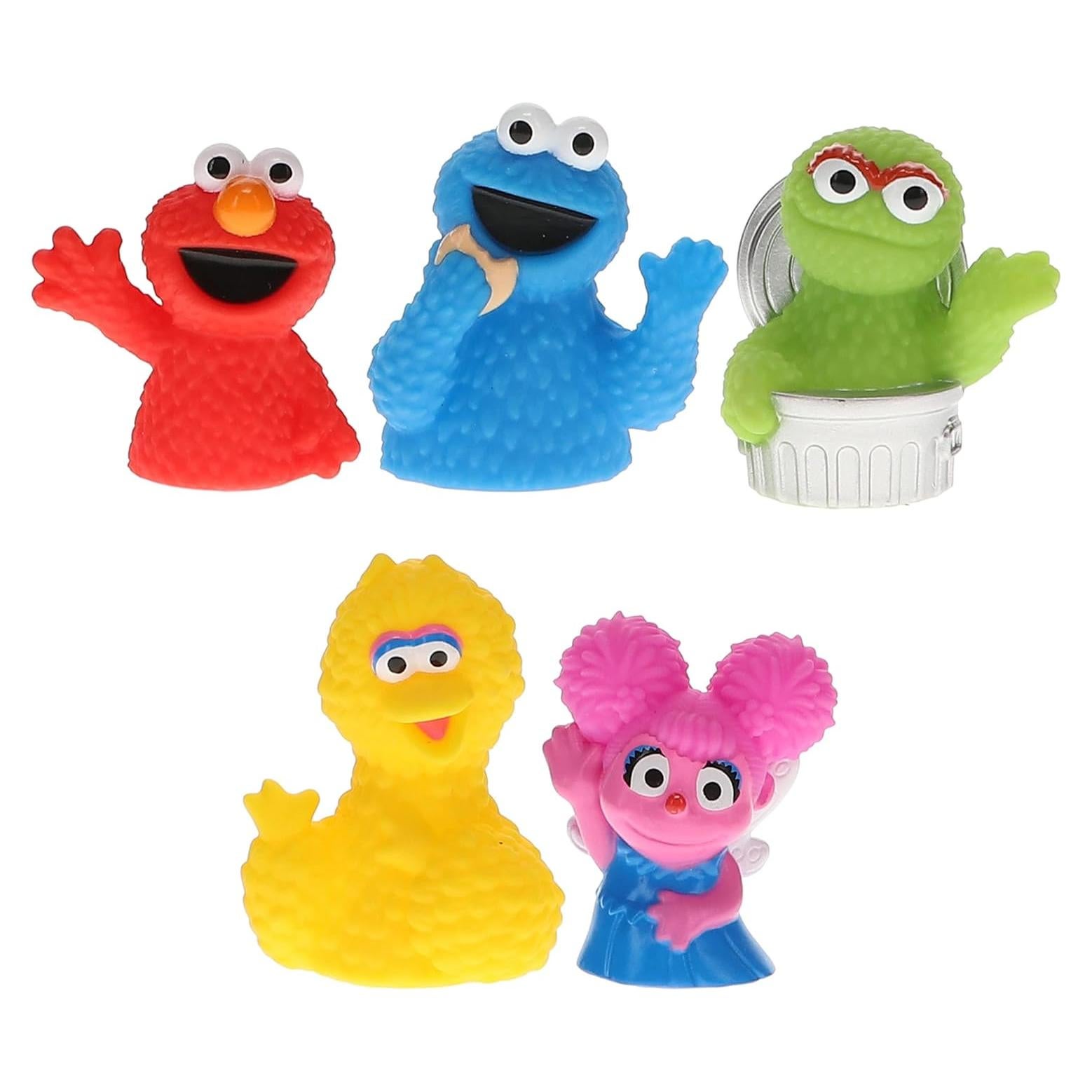 Juego de 5 Marionetas de Dedo Plaza Sésamo - Educativas