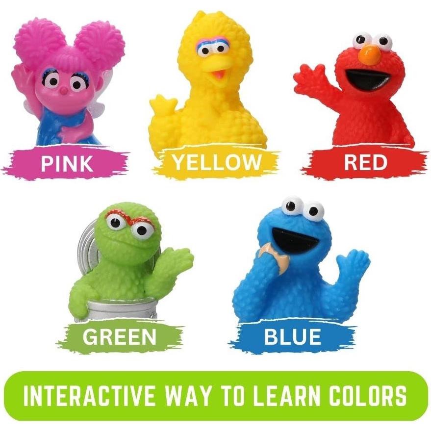 Juego de 5 Marionetas de Dedo Plaza Sésamo - Educativas