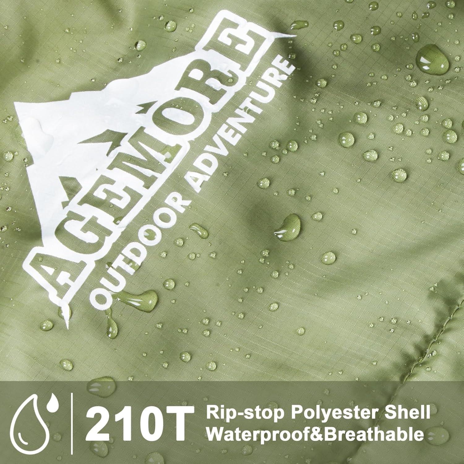 Saco de dormir doble AGEMORE algodón franela 220x150 cm