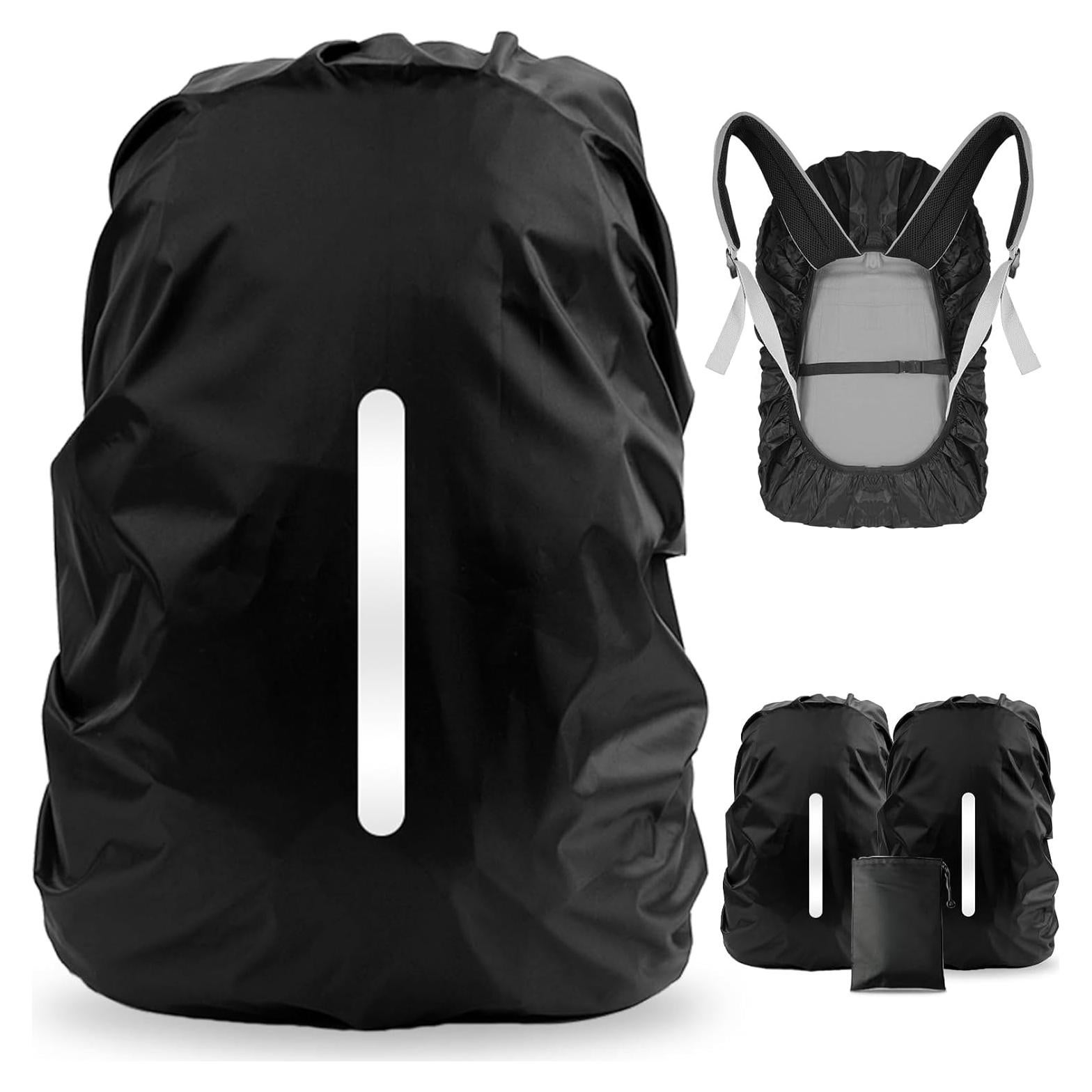 Cubierta Impermeable para Mochila LAMA 2 Pcs Negro XS