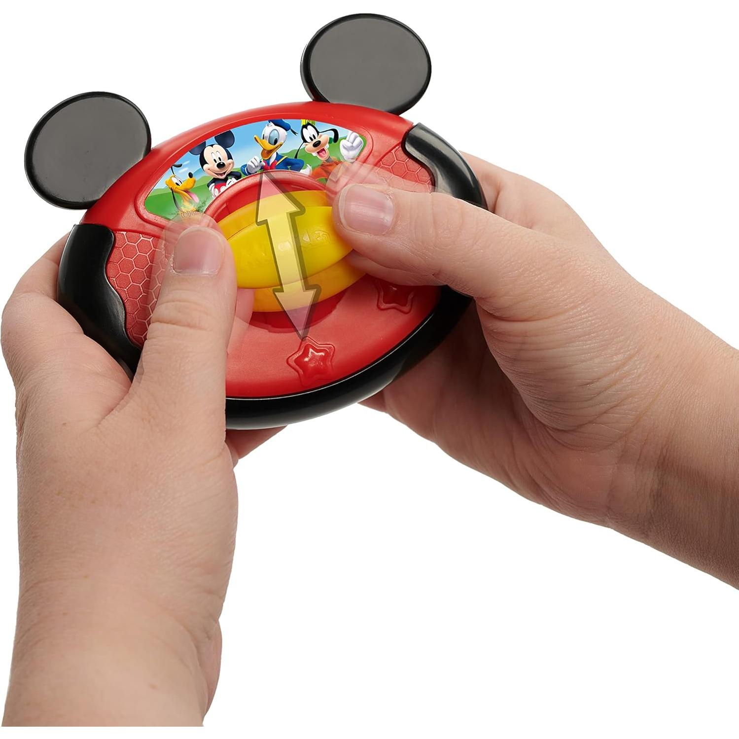 Junior Mickey Mouse Around Town Track Set, 35-piece Remote Control Toy Train, Officially Licensed Kids Toys for Ages 3 Up, Amazon Exclusive