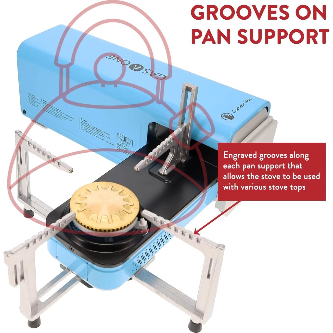 Estufa de Campamento Gas One GS-8300SB Butano 8000 BTU Azul