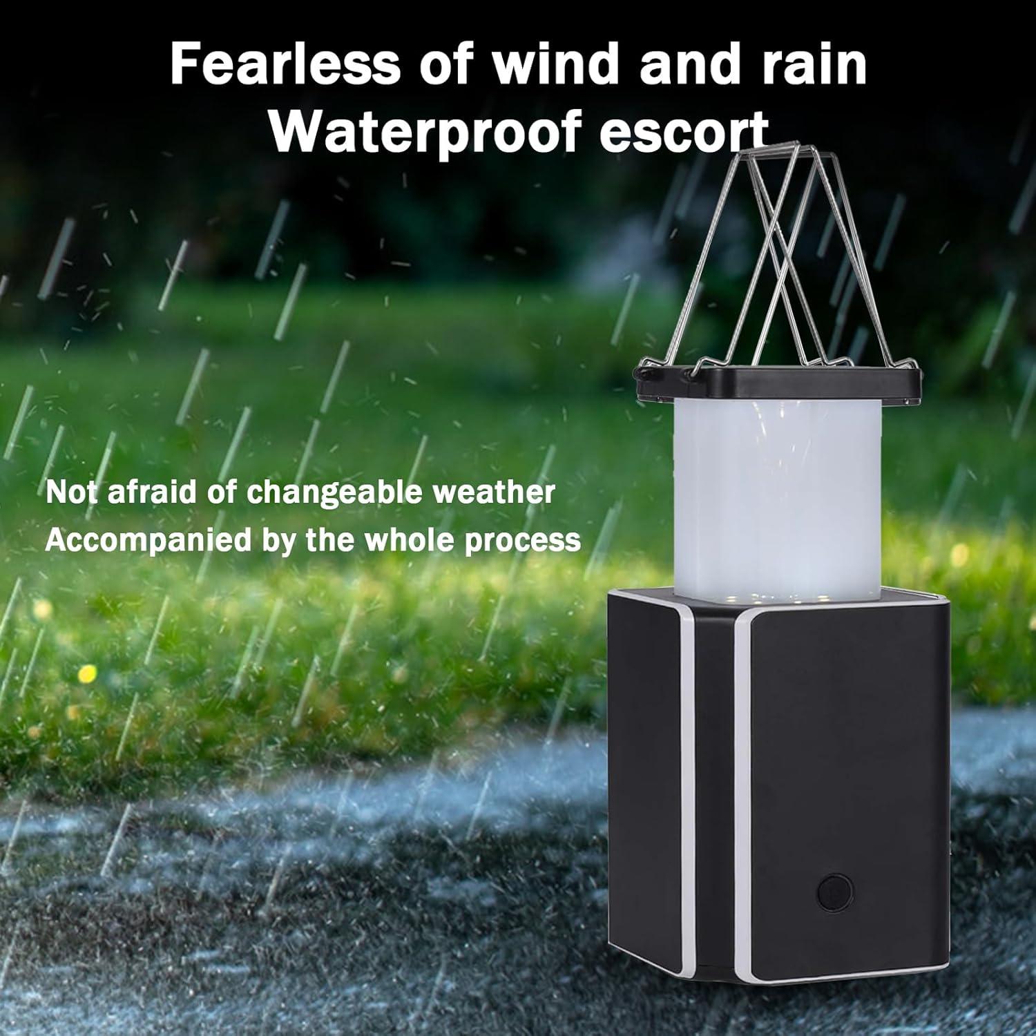 Linterna de Camping LED GarageAngle Solar Recargable 11.68cm