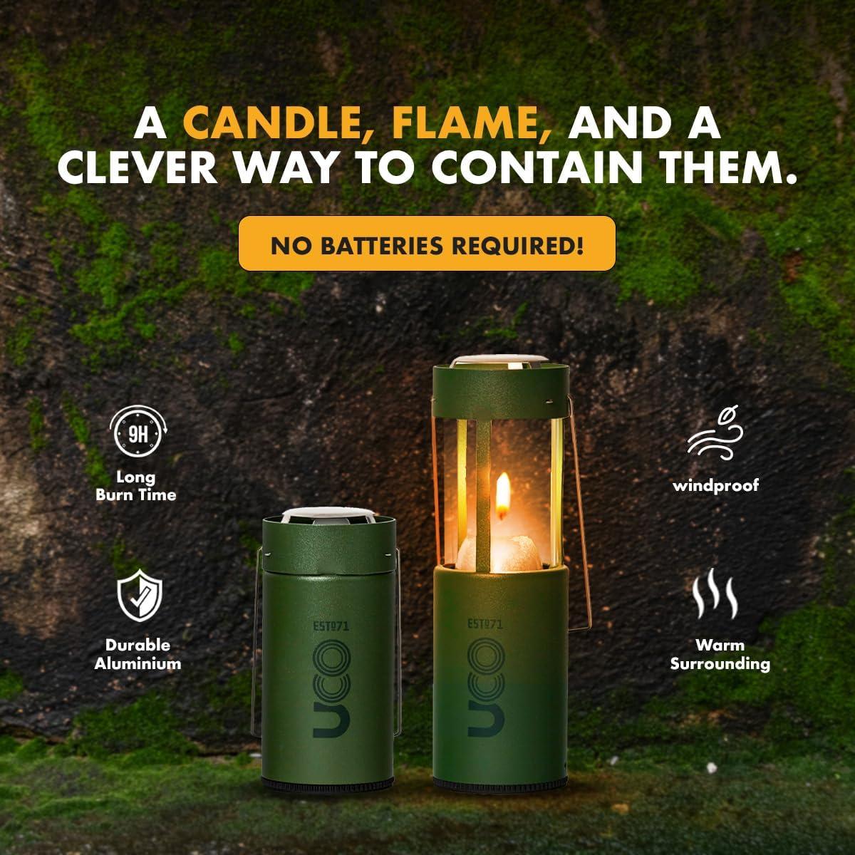 Linterna de Vela UCO Original Colapsable 9 Horas Aluminio