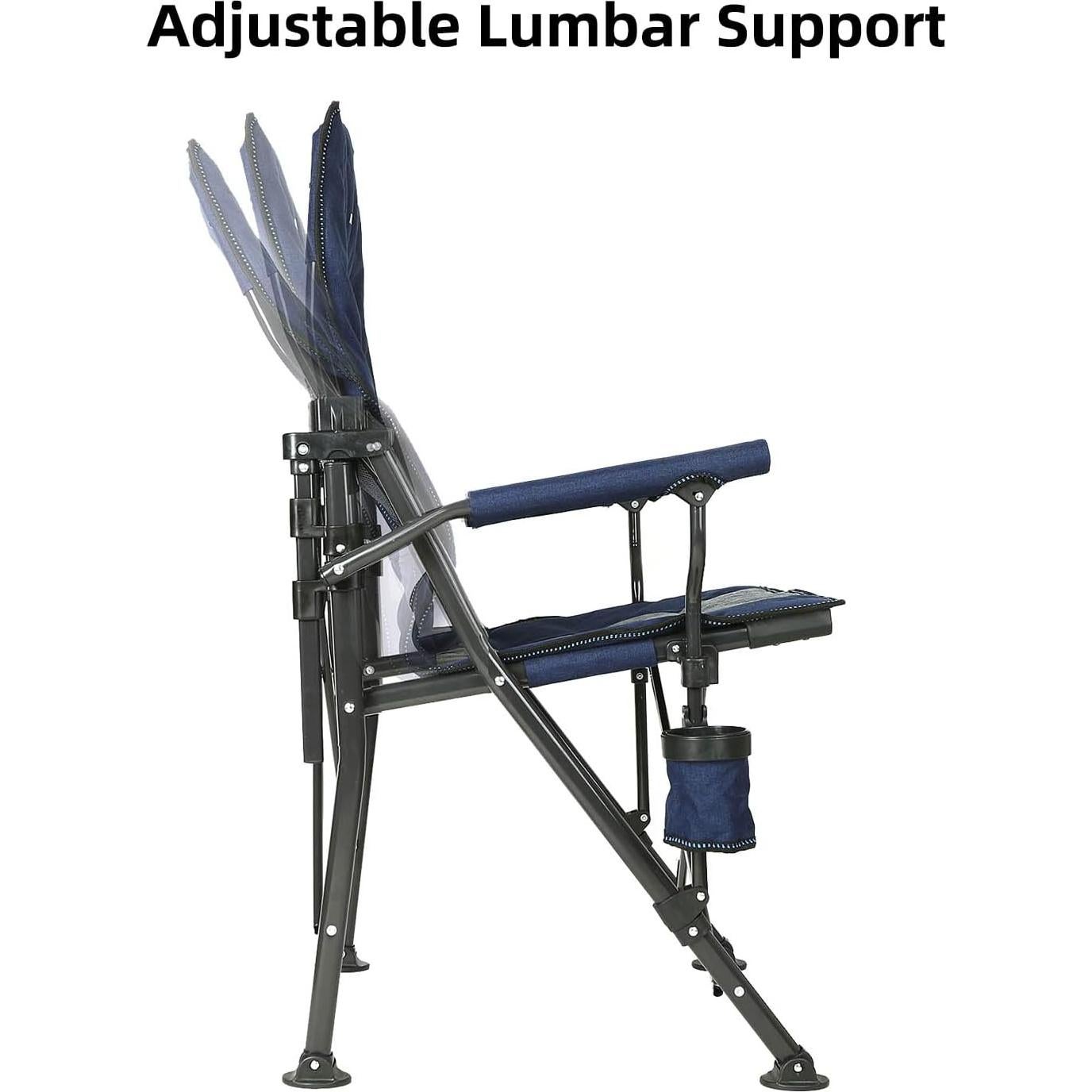 Silla de Camping Plegable Rock Cloud RC01538 con Soporte Lumbar