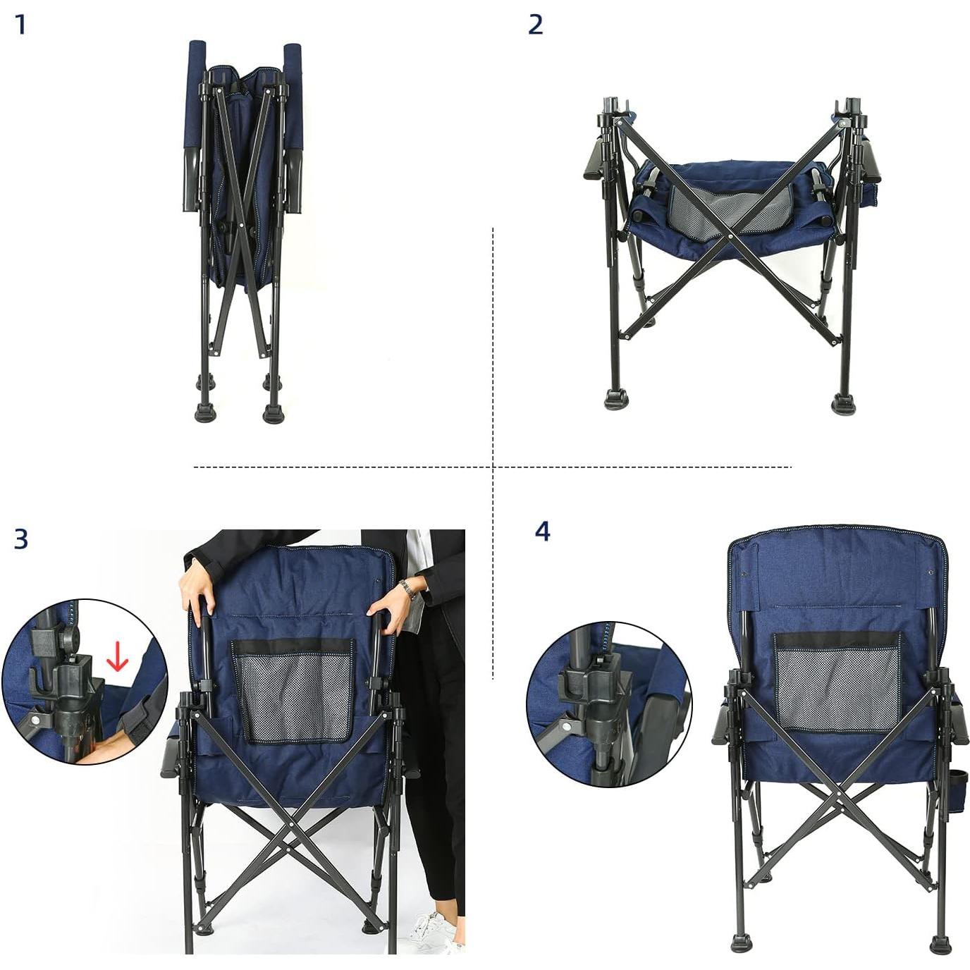 Silla de Camping Plegable Rock Cloud RC01538 con Soporte Lumbar