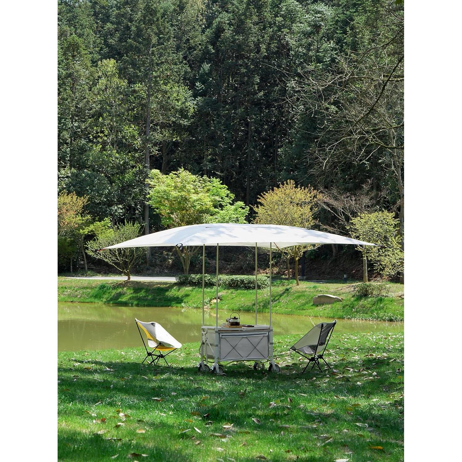 Silla de Camping Plegable ONEFOREST Beige 1.54 kg 220 lbs